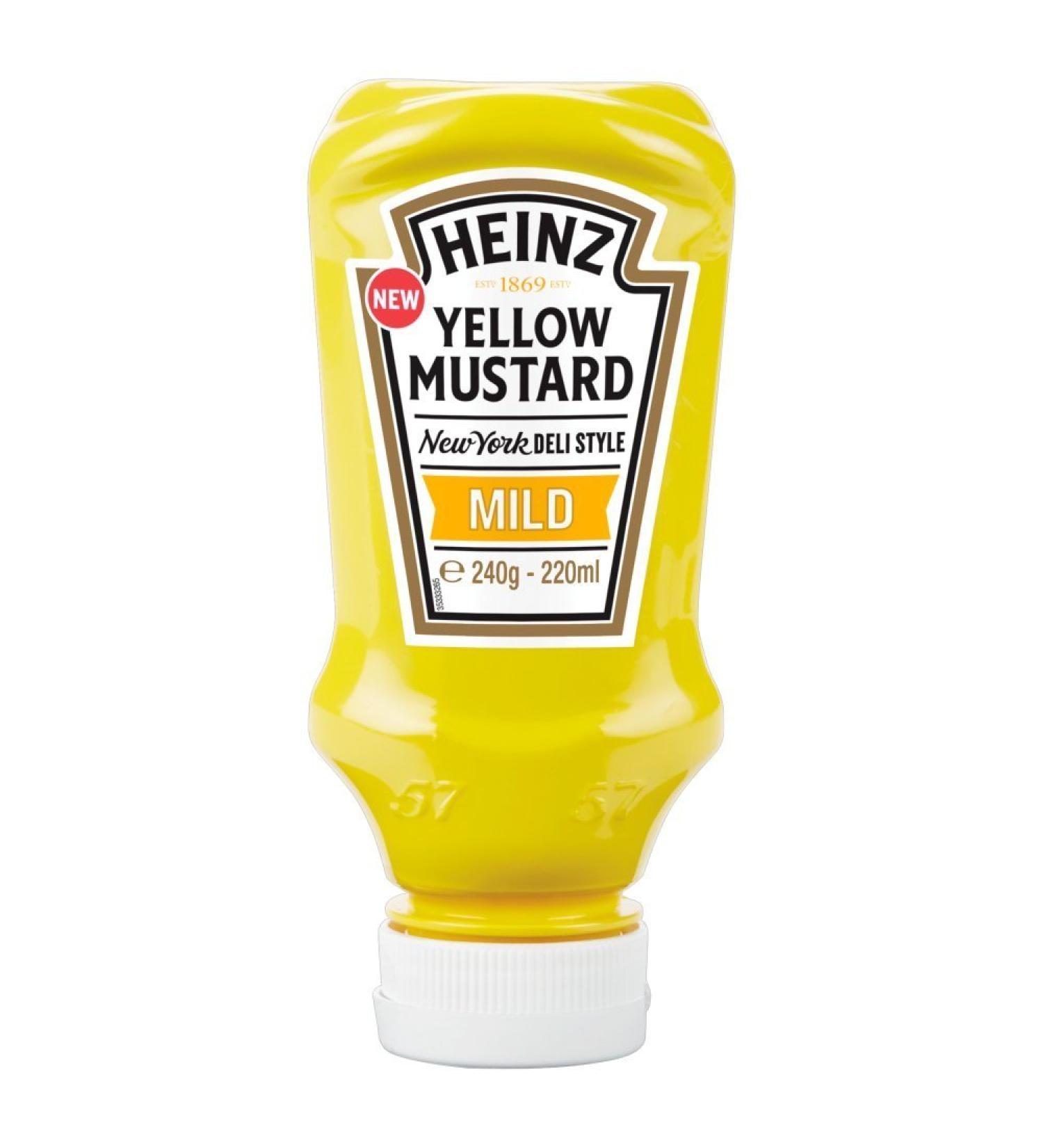 Heinz Mild Yellow Mustard 240g Mustard 240 g (Pack of 1)