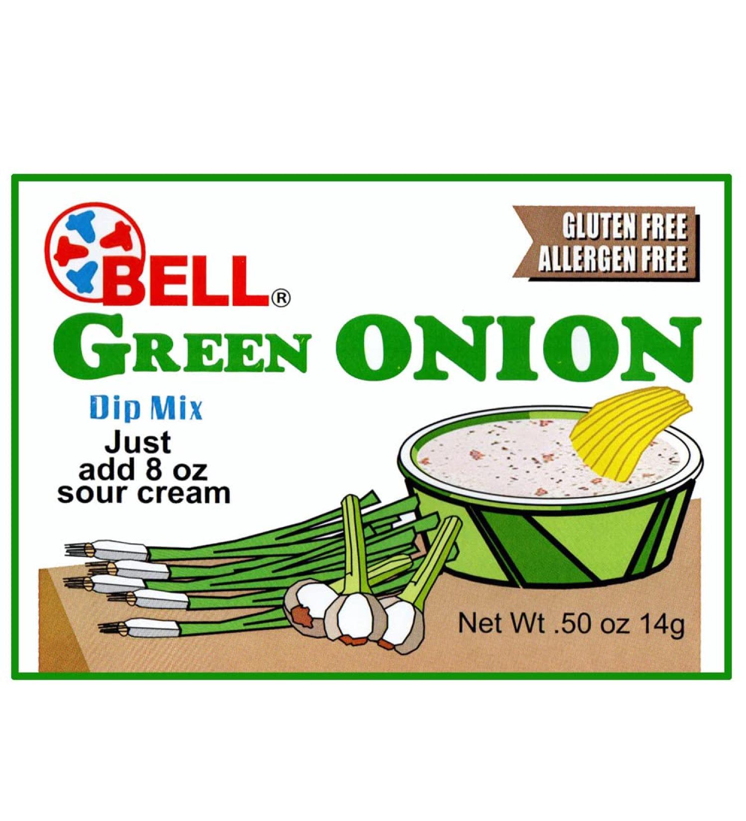 Green Onion Dip Mix - Gluten Free & Allergen Free - 0.50 oz (8 Pack) - Buy Online on GoSupps.com