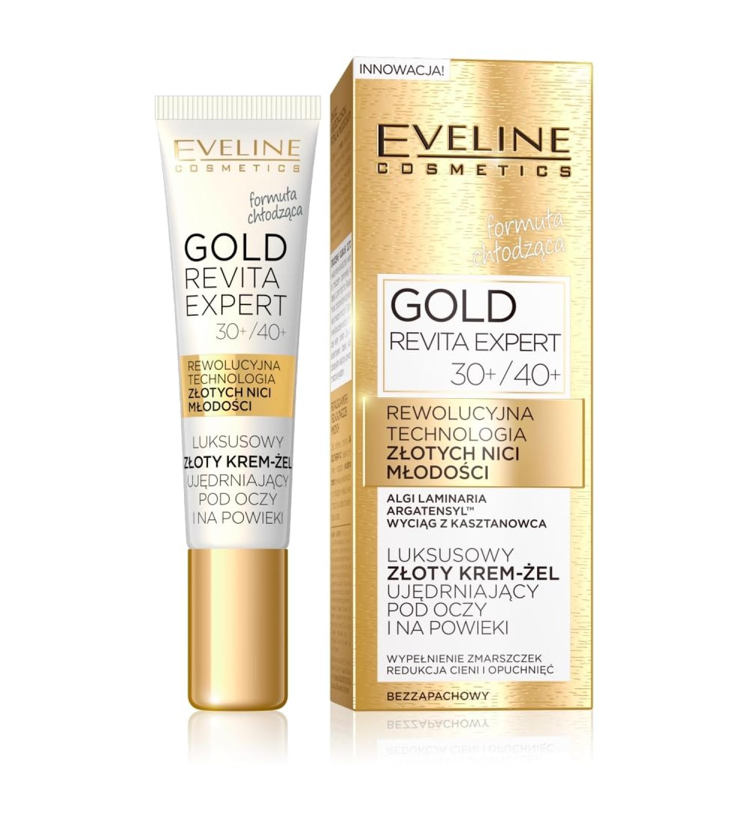 Eveline Cosmetics Gold Revita Expert Eye Gel Cream 30+/40+ 15ml
