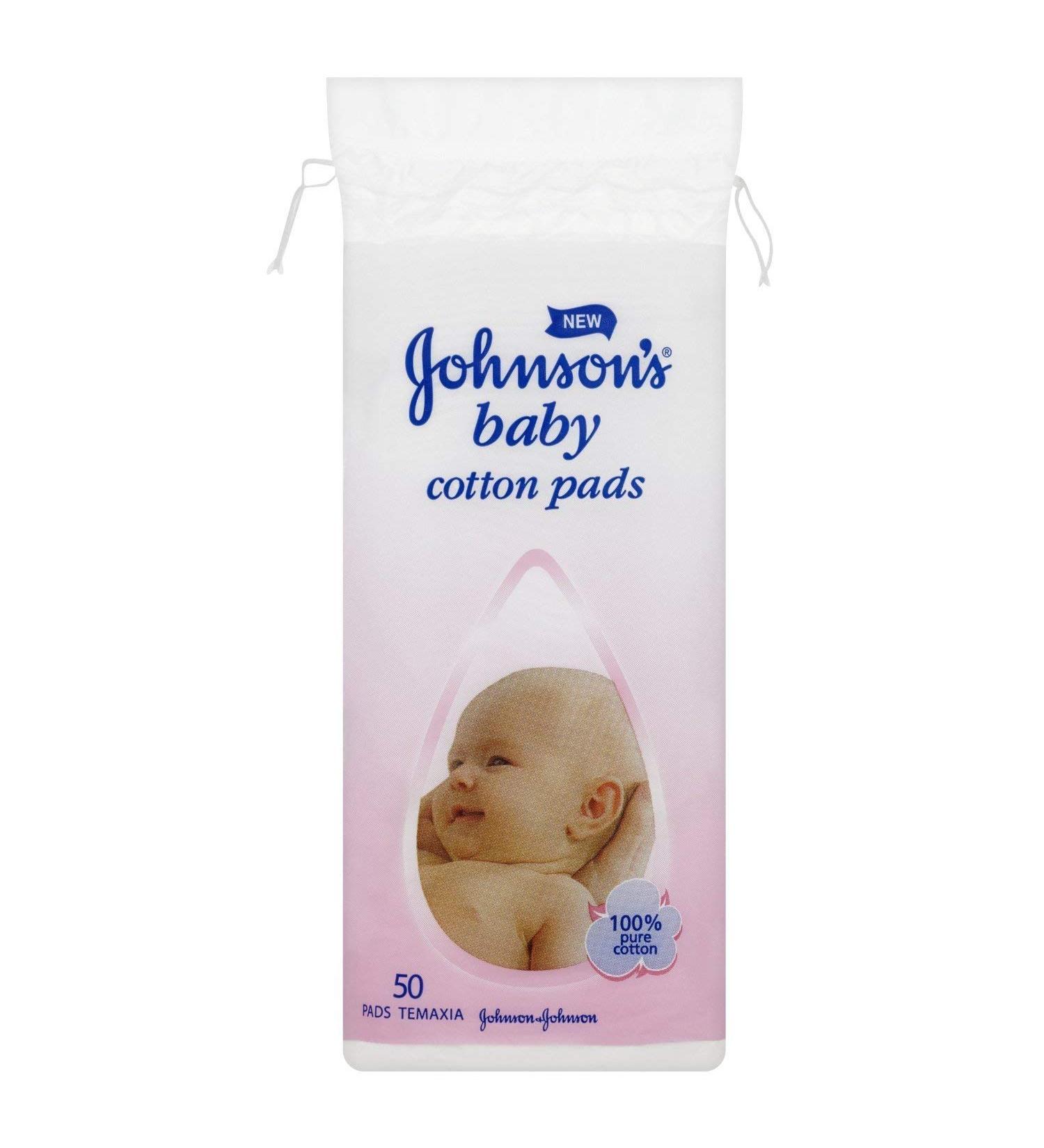 Johnsons - Johnsons Baby Cotton Pads - 50 Pieces