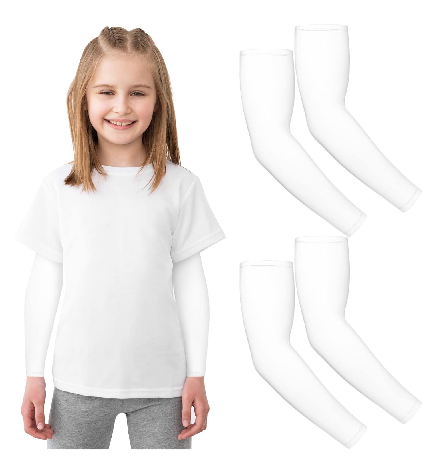 2 Pairs Soft Non-Itch Eczema Arm/Leg Sleeves for Kids | Elastic Arm Wrap for Itch Relief | Wet Wraps for Babies & Toddlers | Small Size - Buy Online on GoSupps.com