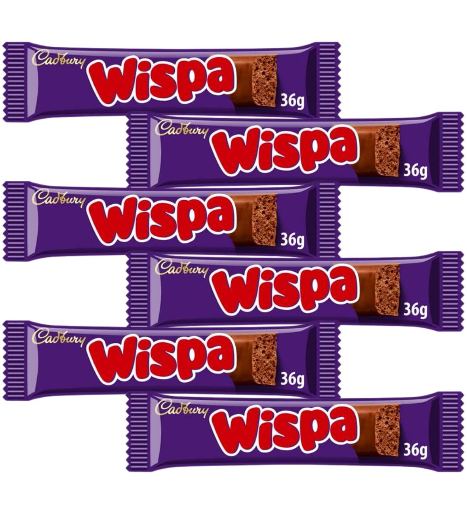 Chocolate Bar Bundle With Wispa Chocolate Bar 36g (6 Pack)