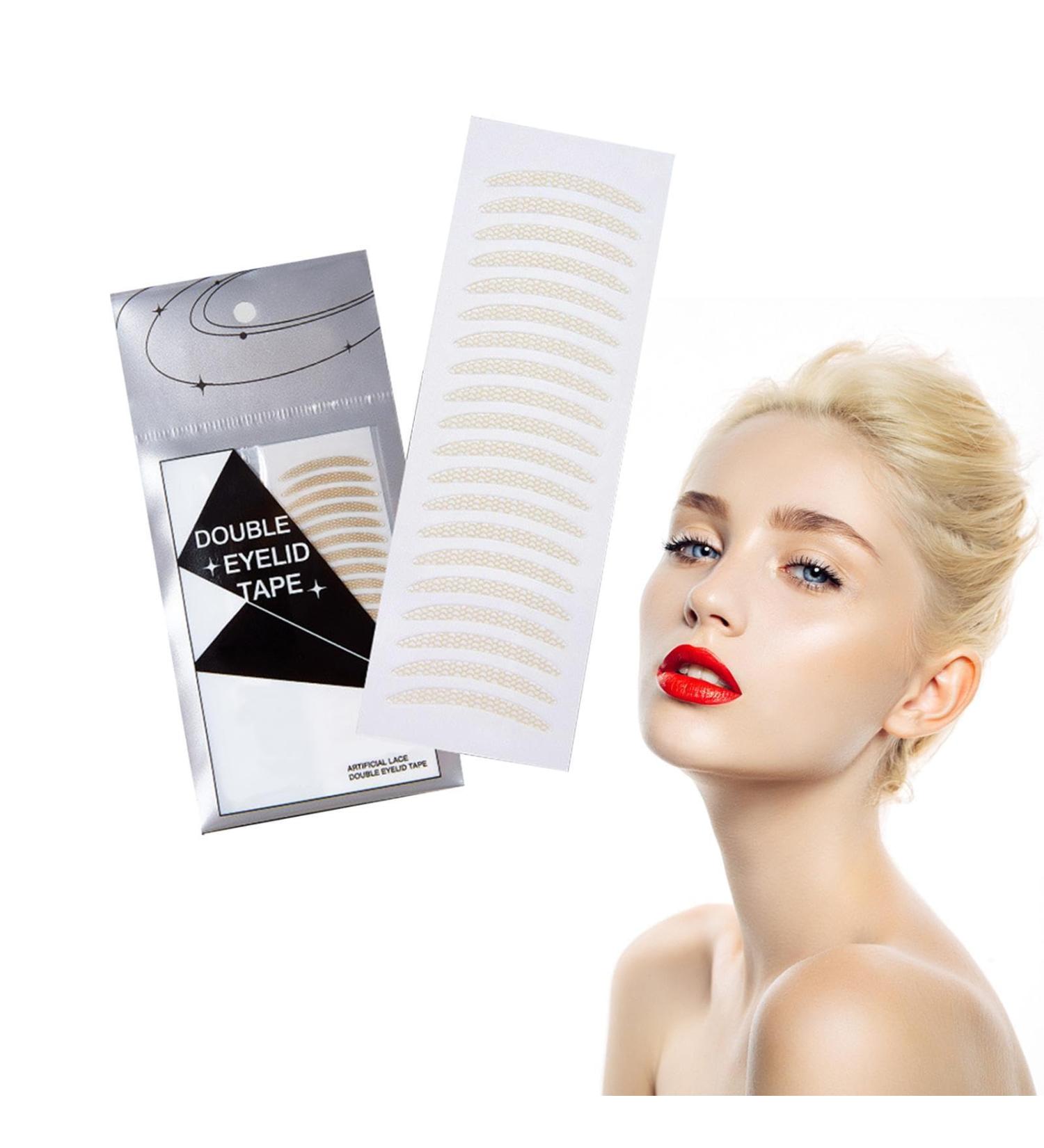 Eyelid Lift Band Gentle Eyelid Band Medical Grade Eyelid Tape | Breathable Invisible Eyelid Lifter Lace Tape Eyelid Tape Large Eye Decoration Invisible Eye half moon shape - Buy Online on GoSupps.com