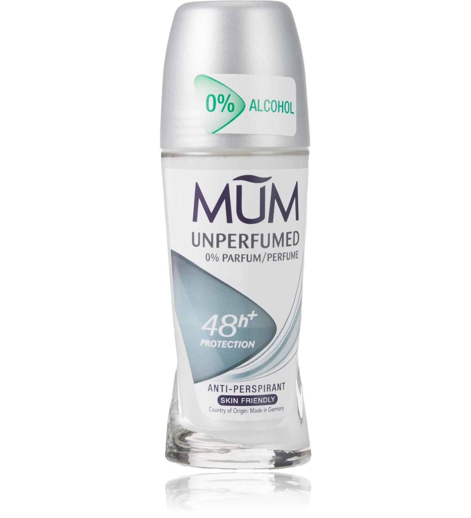 Mum Unperfumed Roll On antiperspirant 50ml - Buy Online on GoSupps.com