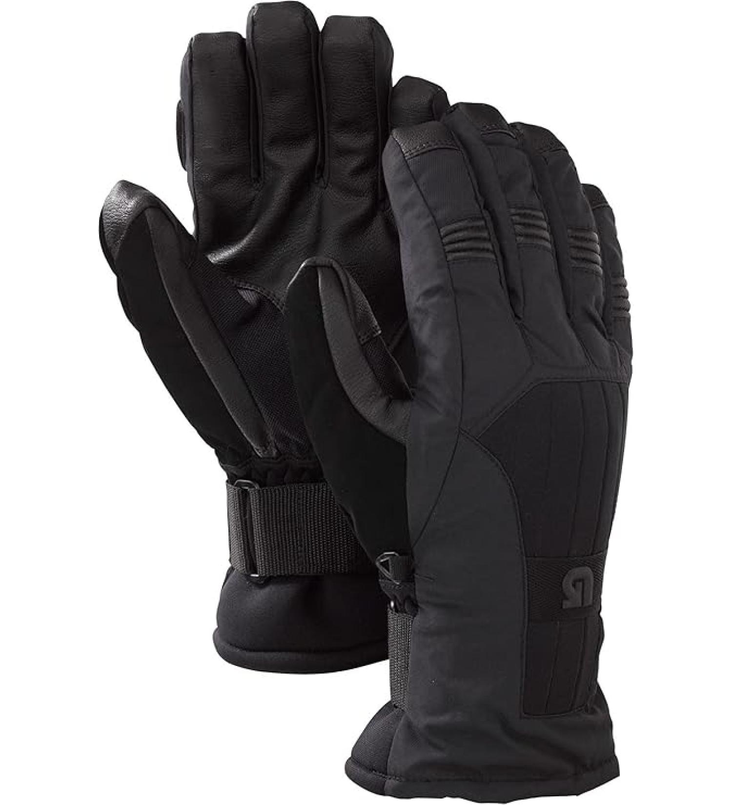 Burton Mens Support Glove - True Black - Large