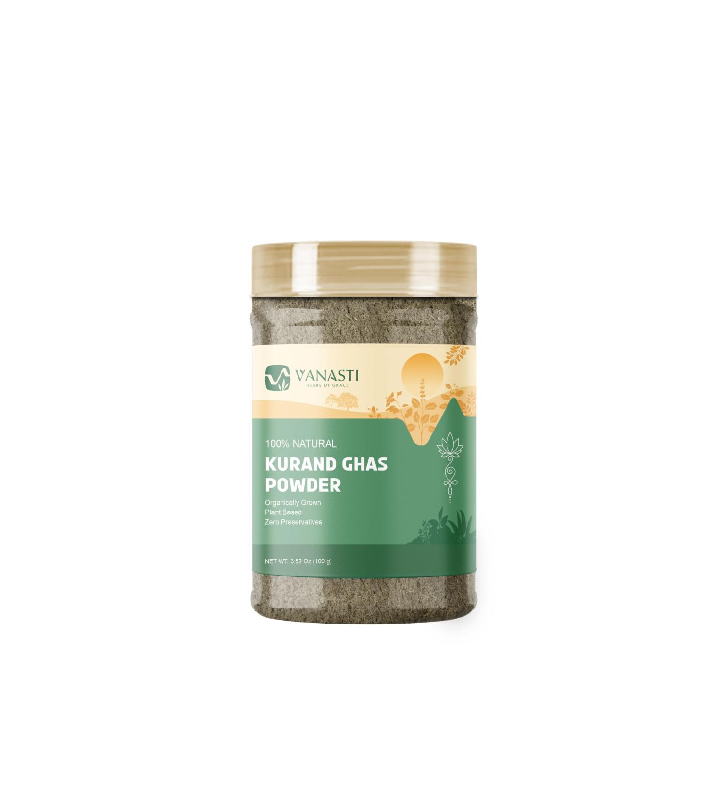 VANASTI Kurand Ghas Powder | Bophali | Baphuli | Corchorus Depressus | 100 gram - Buy Online on GoSupps.com