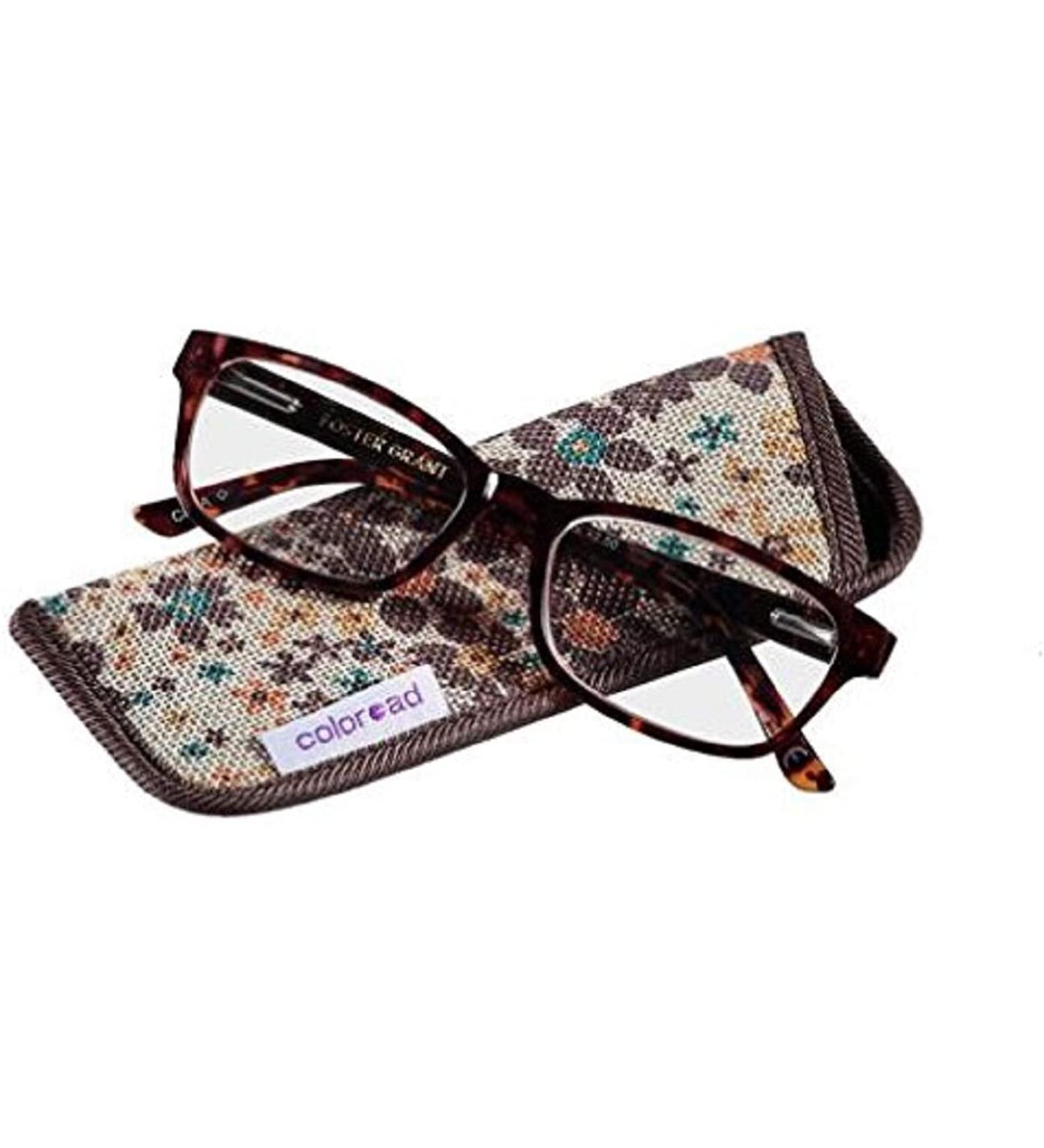 Foster Grant Coloread Premium Construction Reading Glasses Lisa Tortoise +1.50