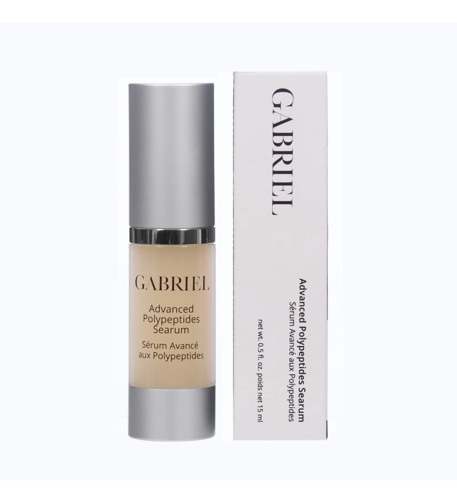 Advanced Polypeptides Searum by Gabriel Cosmetics | All Natural Ingredients to Protect Nourish Rejuvenate Skin 0.5 oz - Buy Online on GoSupps.com