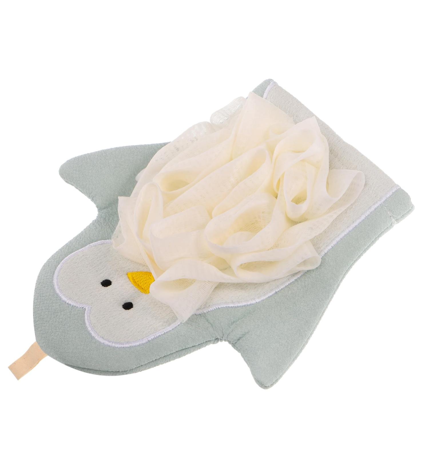 Adult Double-Sided Cartoon Bath Flower Wipes & Scrubbing Gloves - Cute Bath Products for Gentle Skin Cleaning - Buy Online on GoSupps.com