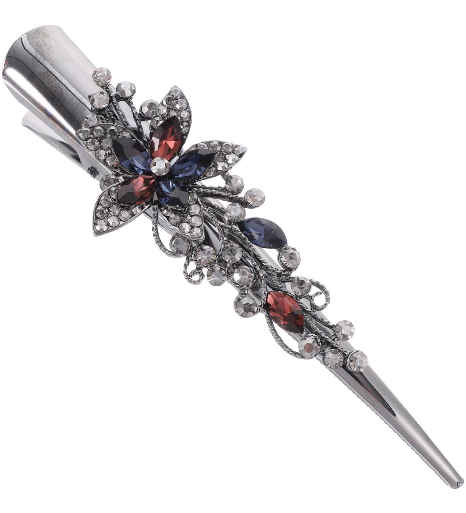 Beaupretty Hair Clips Hair Accessories Hair Clip for Thin Hair Women Hairpin Hair Barrettes Rhinestone Hair Clip Girls Hairpin Rhinestone Hairpin Metal Miss Big Hairpin Large - Buy Online on GoSupps.com