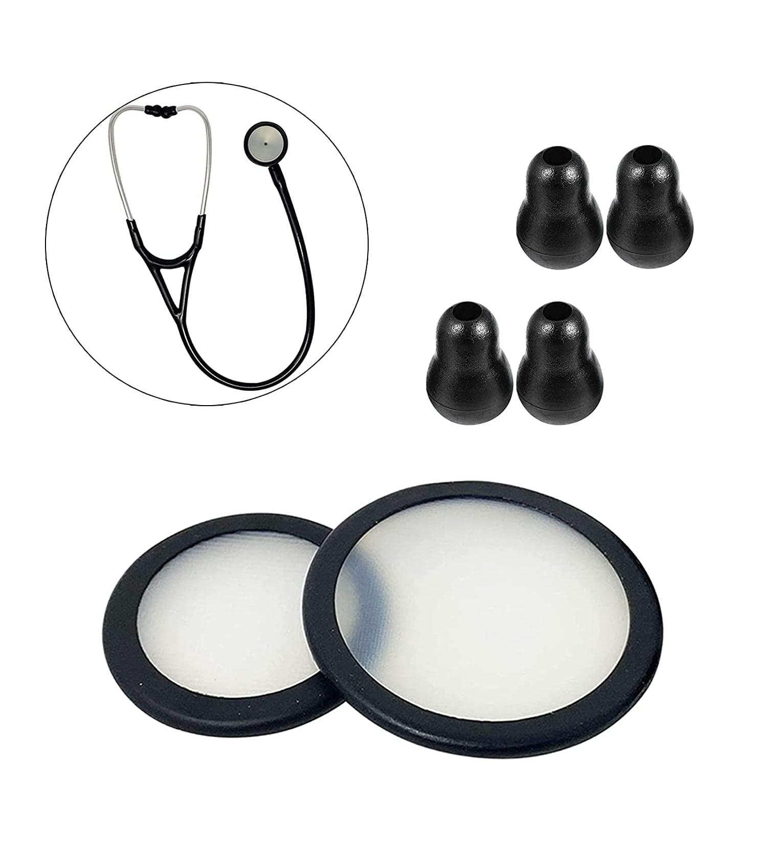 Replacement Accessories Kit for Classic 3, Cardiology 3 & 4 Stethoscope: Bell Cover, Diaphragm, Eartips - Littmann Stethoscope Parts - Buy Online on GoSupps.com