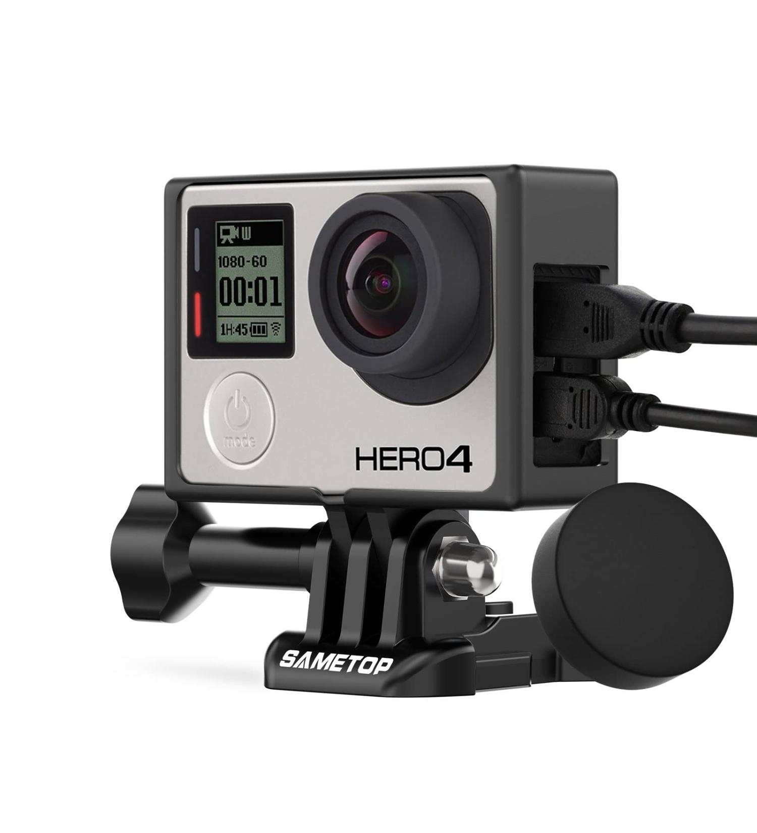 Sametop Frame Mount Housing with Lens Cap for GoPro Hero 4 3+ 3 - International Shipping Available - Buy Online on GoSupps.com