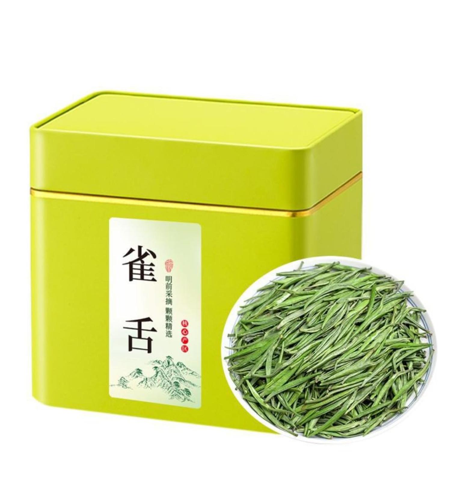 HQZM Premium Grade 1 Queshe Tea 125g 441oz First Flush PreQingming Tea with Sweet Aftertaste Luxury Gift Box - Buy Online on GoSupps.com
