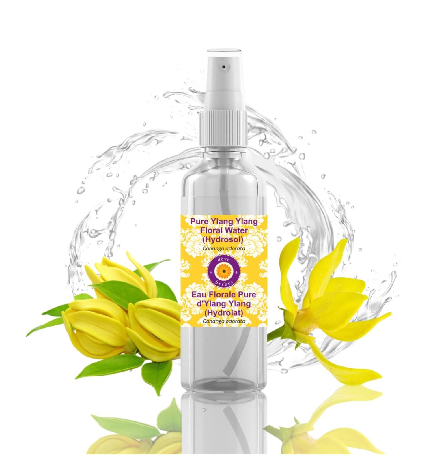 d ve herbes Pure Ylang Ylang Floral Water (Hydrosol) (Cananga odorata) 100ml (3.38 oz) - Buy Online on GoSupps.com