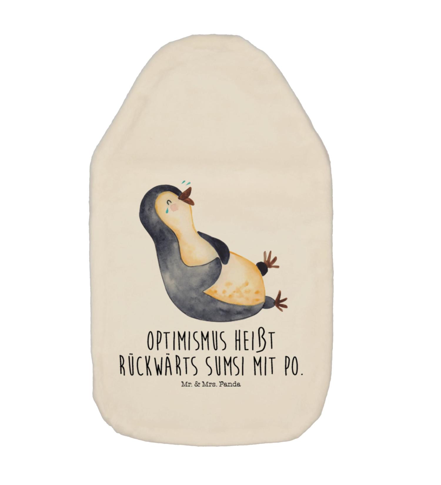 Mr. & Mrs. Panda Warm Bottle Penguin - Funny Gift for Joy & Comfort | Heat Pillow & Humor | Optimistic Grain Pillow - Buy Online on GoSupps.com