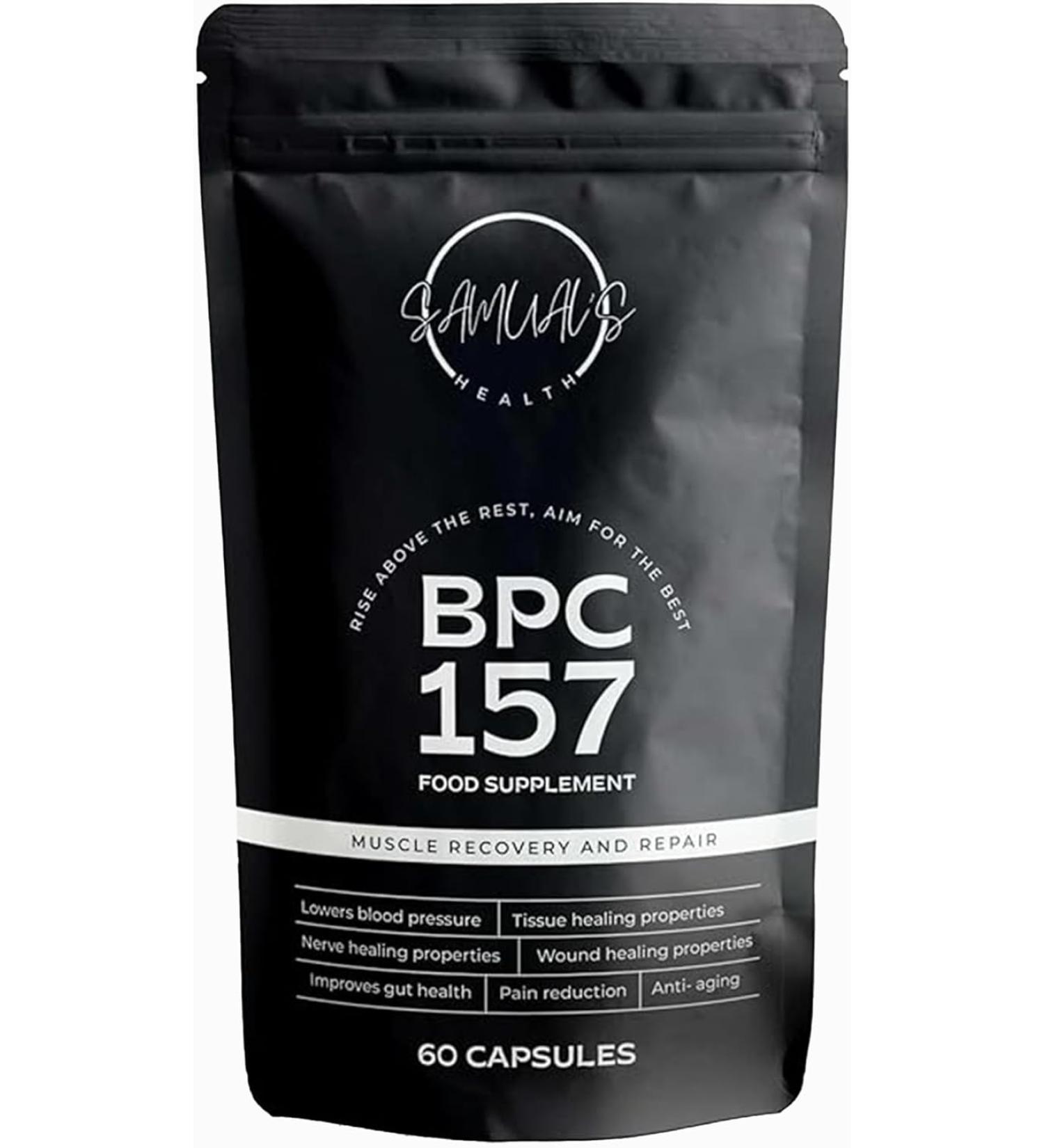 Samual's BPC 157 Peptide Muscle Recovery - 60 Capsules - Buy Online on GoSupps.com