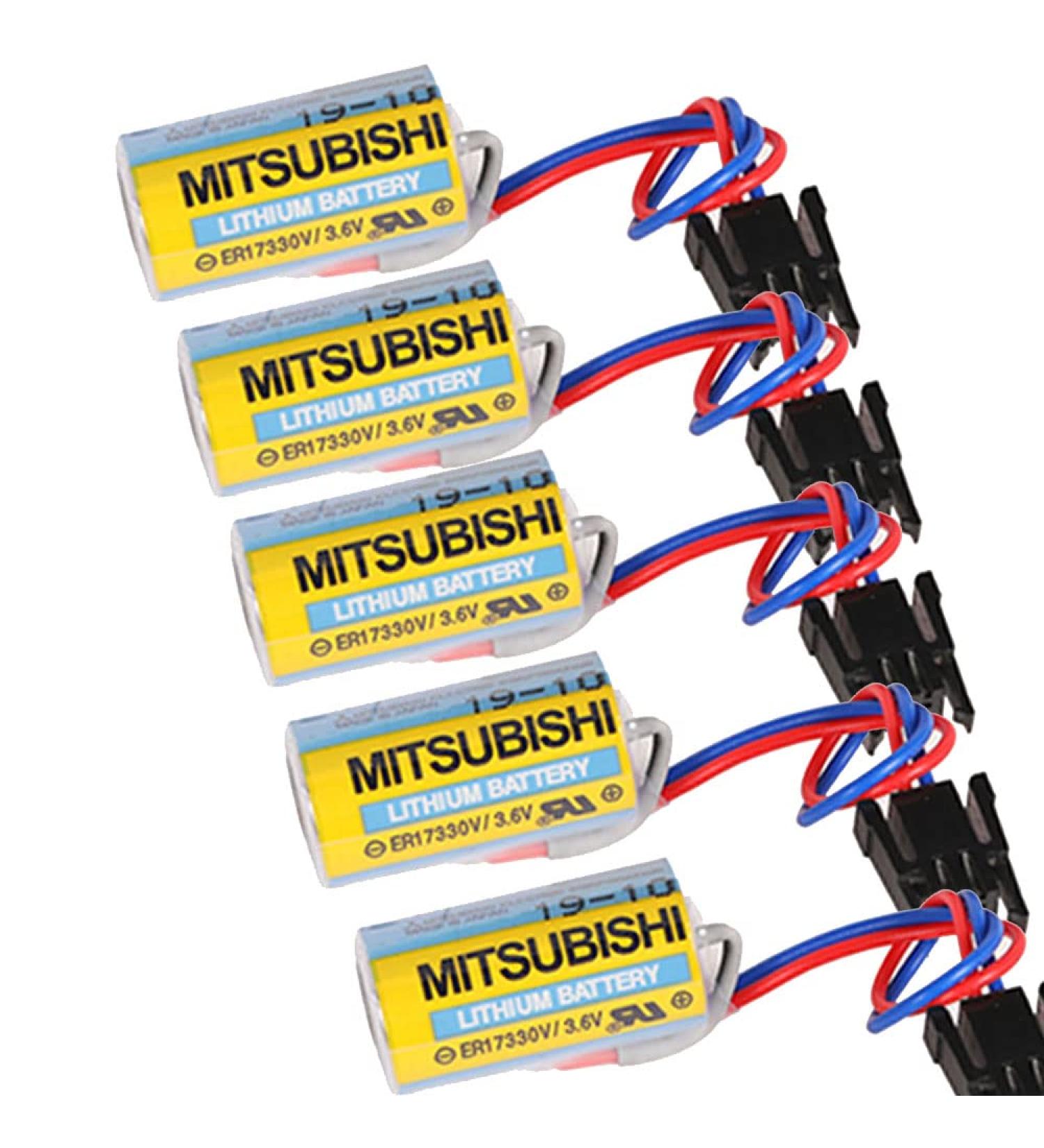 KANGLEUS 5 Pack ER17330v/3.6V PLC Battery - 1700mAh Non-Rechargeable for FANUC CNC Systems - International Shipping Available - Buy Online on GoSupps.com