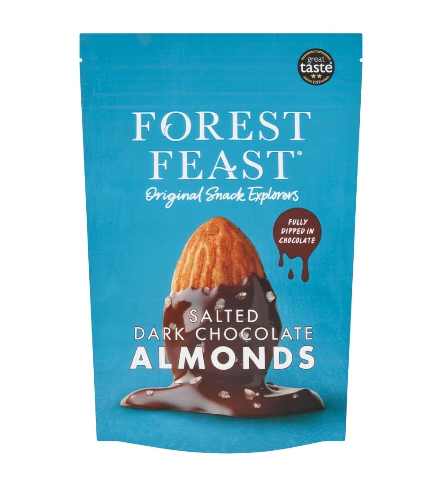 Forest Feast Forest Feast Salted Dark Chocolate Almonds 120g Bag
