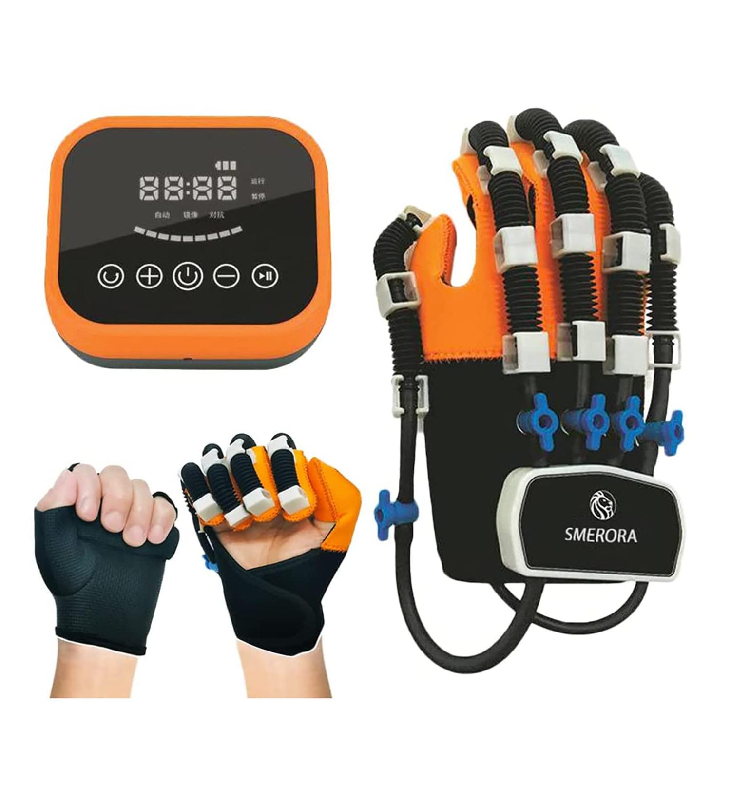 ZZBB Rehabilitation Robot Gloves Hand Rehabilitation Device Help Patient with Hand Dysfunction to Independently Carry Out Rehabilitation Training Left X-Large