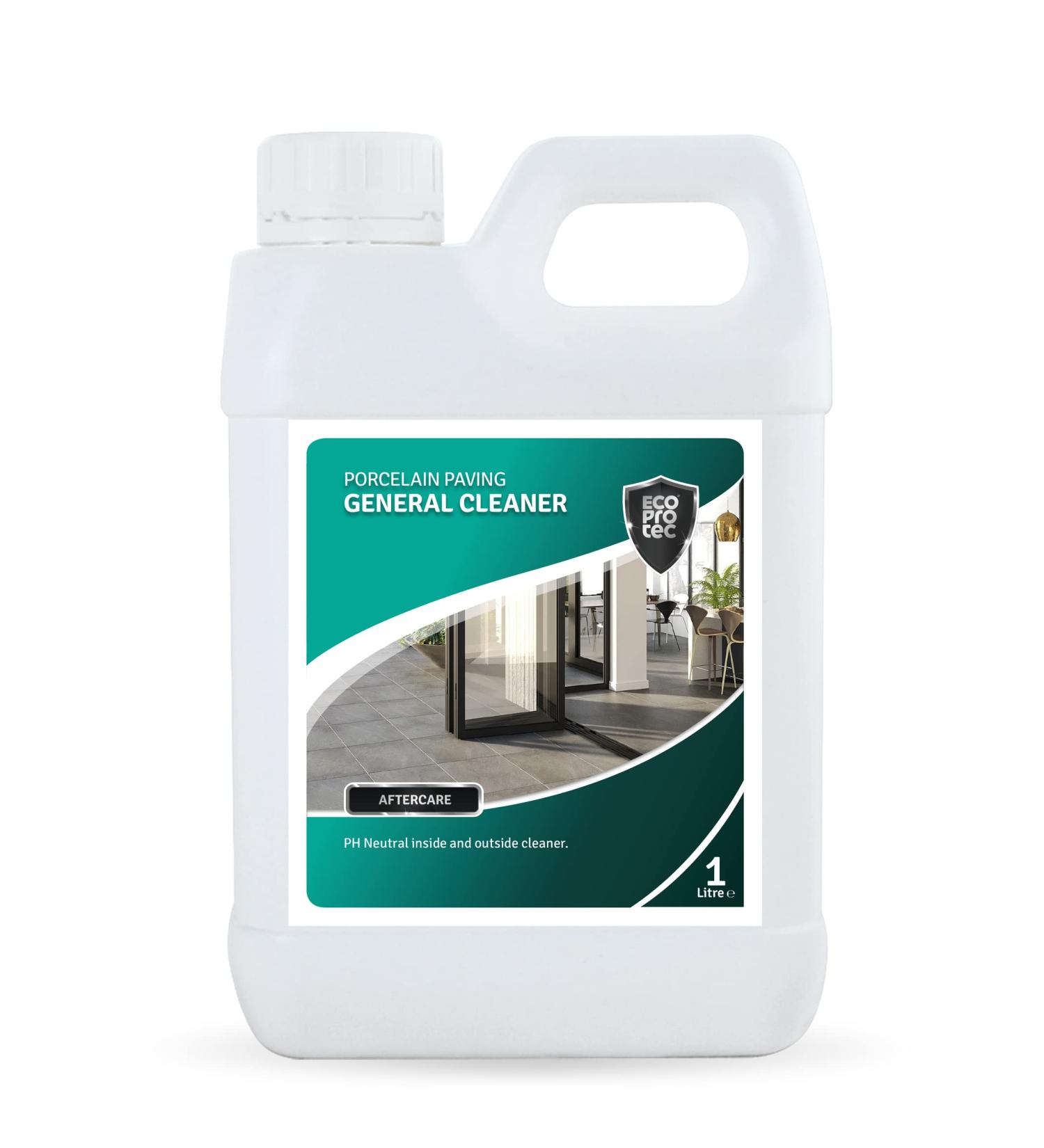 ECOPROTEC Porcelain Paving & Stone Cleaner - Gentle Ph-Neutral Floor Wash (1 Litre) - Buy Online on GoSupps.com