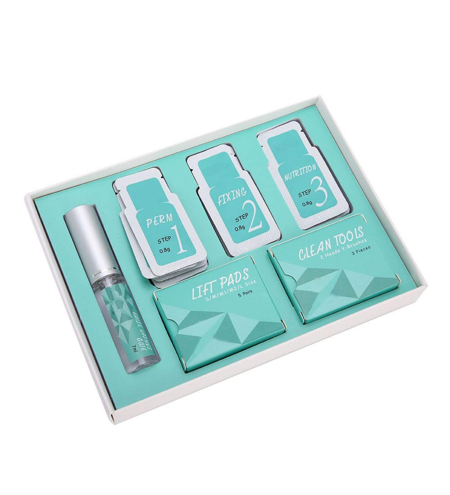 Eyelash Lifting Curling Set - Reusable Lash Lift Perm Kits with Silicone Patches | Enhance Your Lashes - Buy Online on GoSupps.com