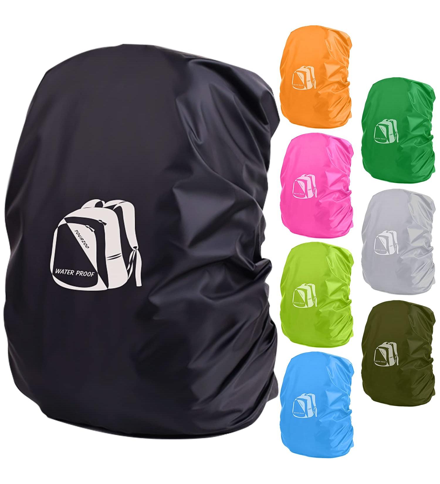 TOURZOO Waterproof Backpack Rain Cover | Reflective Strip | Black | L(40-66L) | for Hiking, Camping, Biking | Fastened Straps | 10-95L Capacity - Buy Online on GoSupps.com