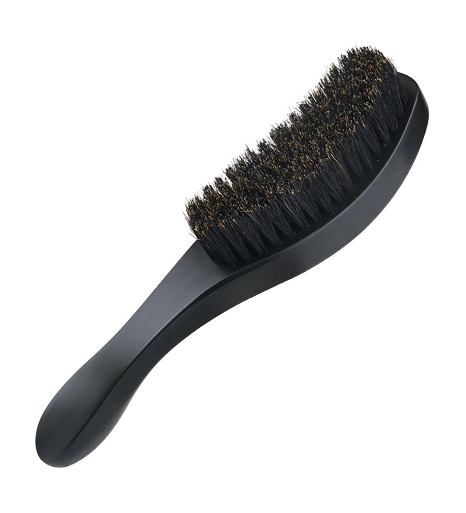 Sumoto Pig Bristle Hairbrush - Beechwood Beard & Hair Brush for Adults & Kids - Premium Black Bristle Cleaning Brush - Buy Online on GoSupps.com