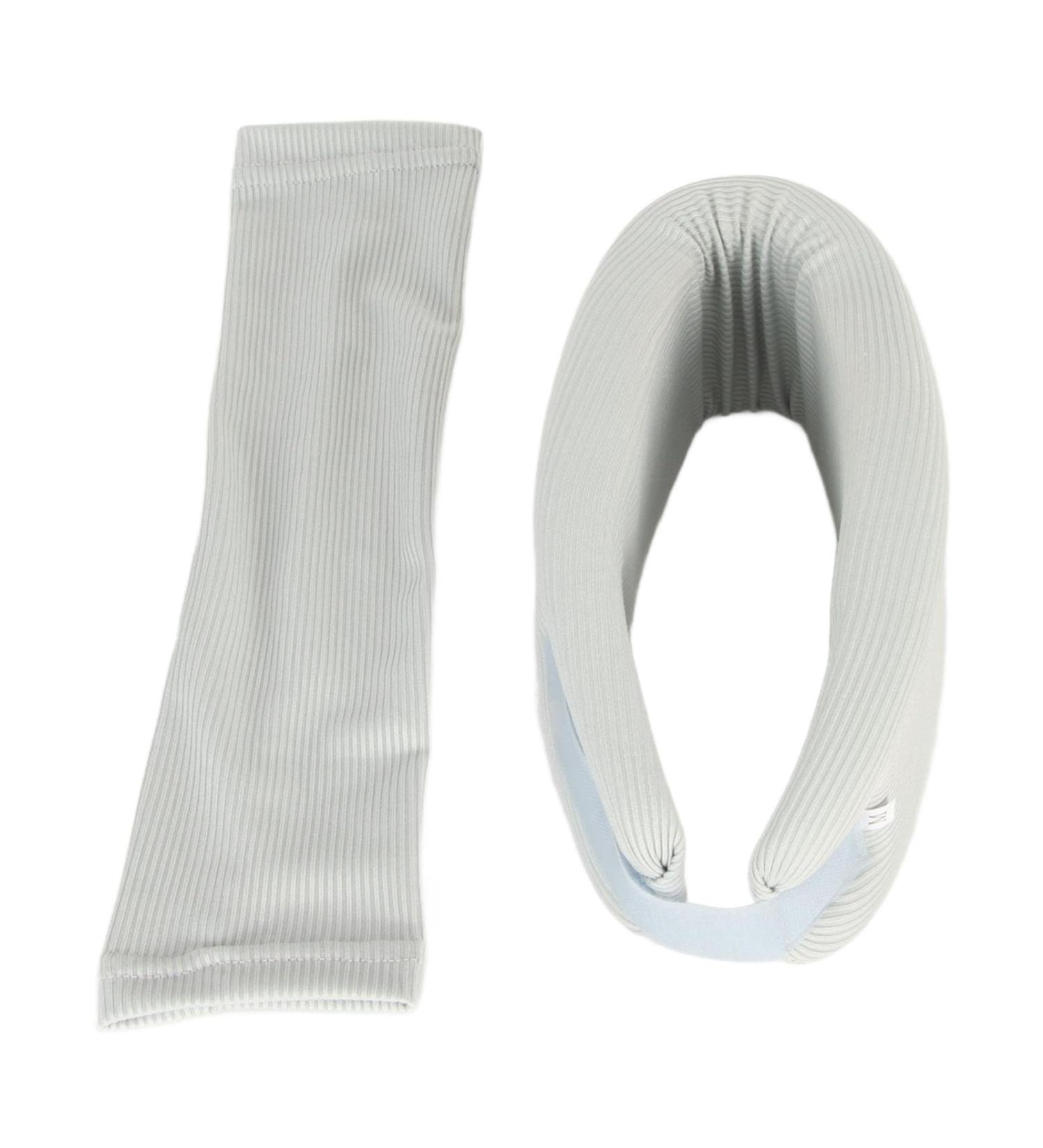 Neck Brace for Pain Relief | Grey Neck Support Prevents Forward Head Posture Breathable Travel Aid - Buy Online on GoSupps.com