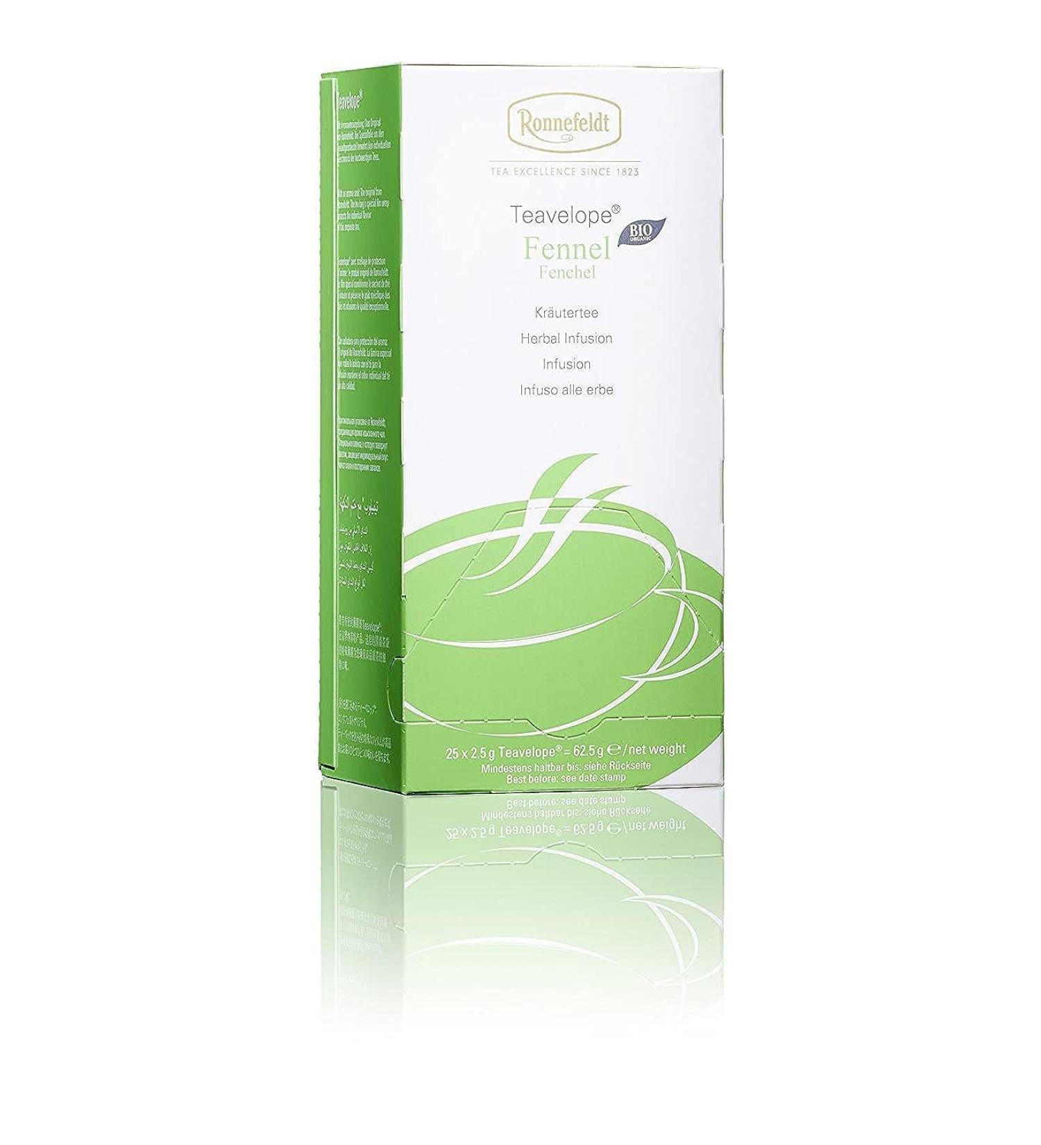 Ronnefeldt - Teavelope - Fennel - Herbal Tea - 25 X 2.5g Tea Bags - Buy Online on GoSupps.com