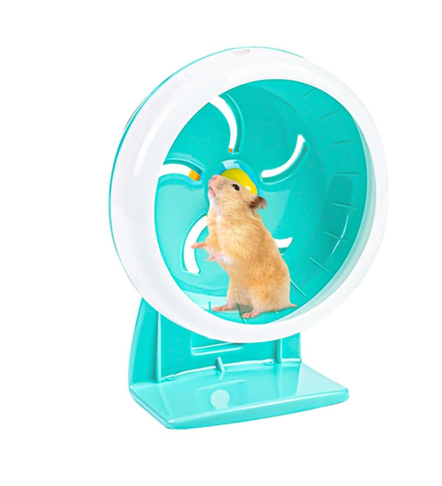 Hamster Running Wheel - Quiet Small Mouse Wheel | Multifunctional Small Animal Training Supplies 7 Inch Running Disc with Non-Slip Surface for Chinchilla Mouse Squirrel Blue - Buy Online on GoSupps.com