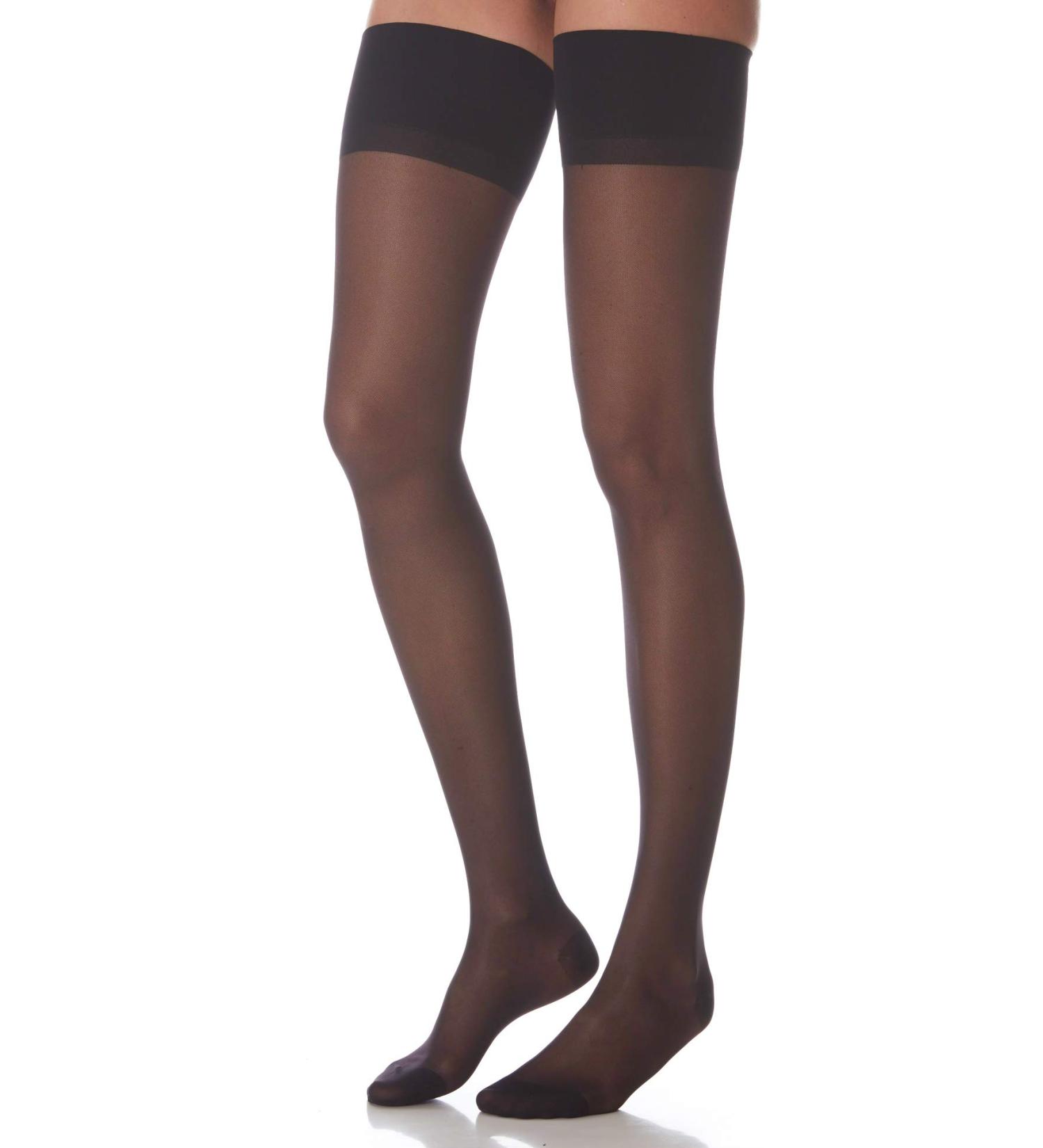 SCUDOTEX stockings 140 denier knitted compression medium to strong 19-22 Hg color black size 5