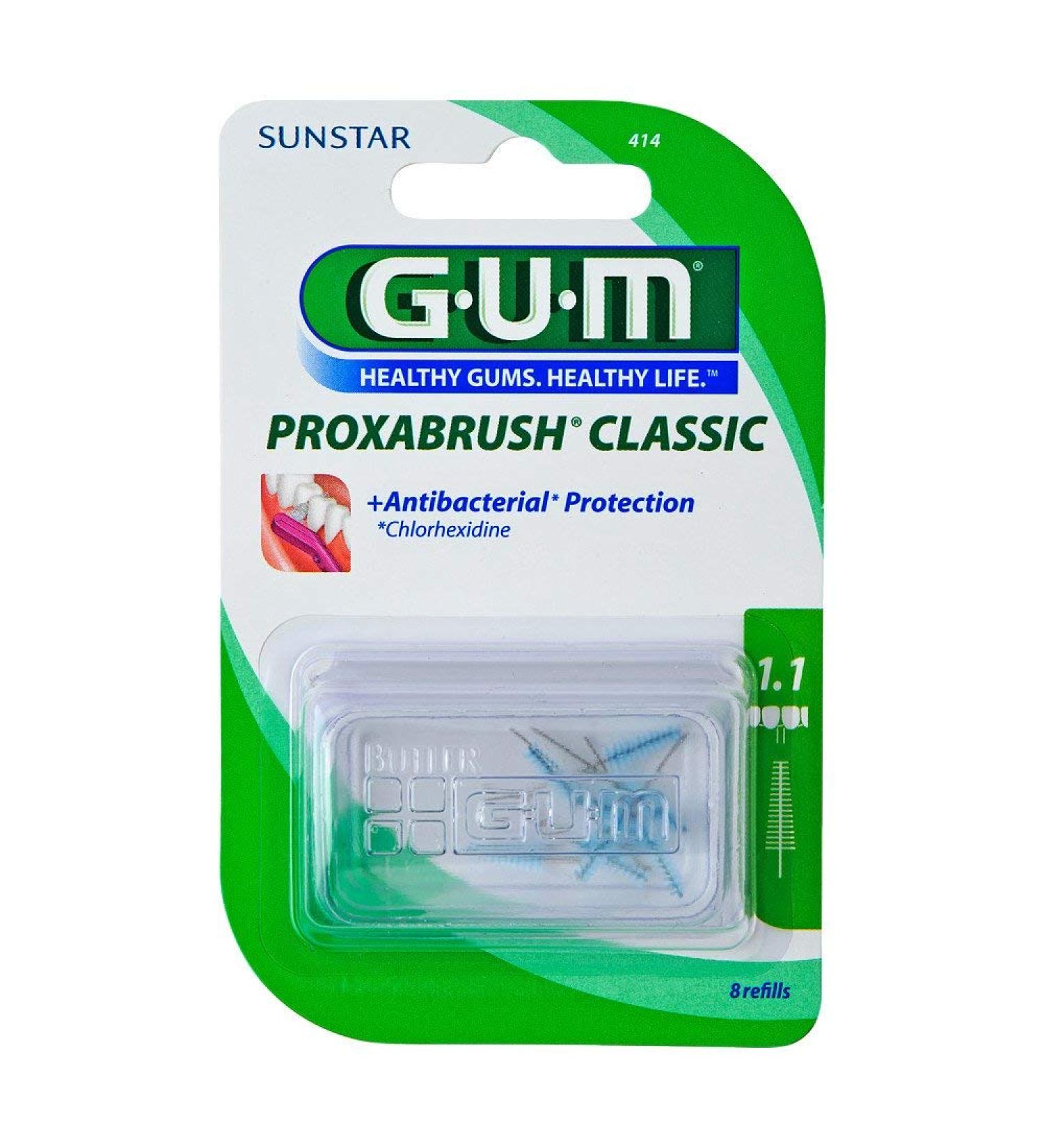 GUM Proxabrush replacement brushes 0.5 mm fir 8 pcs