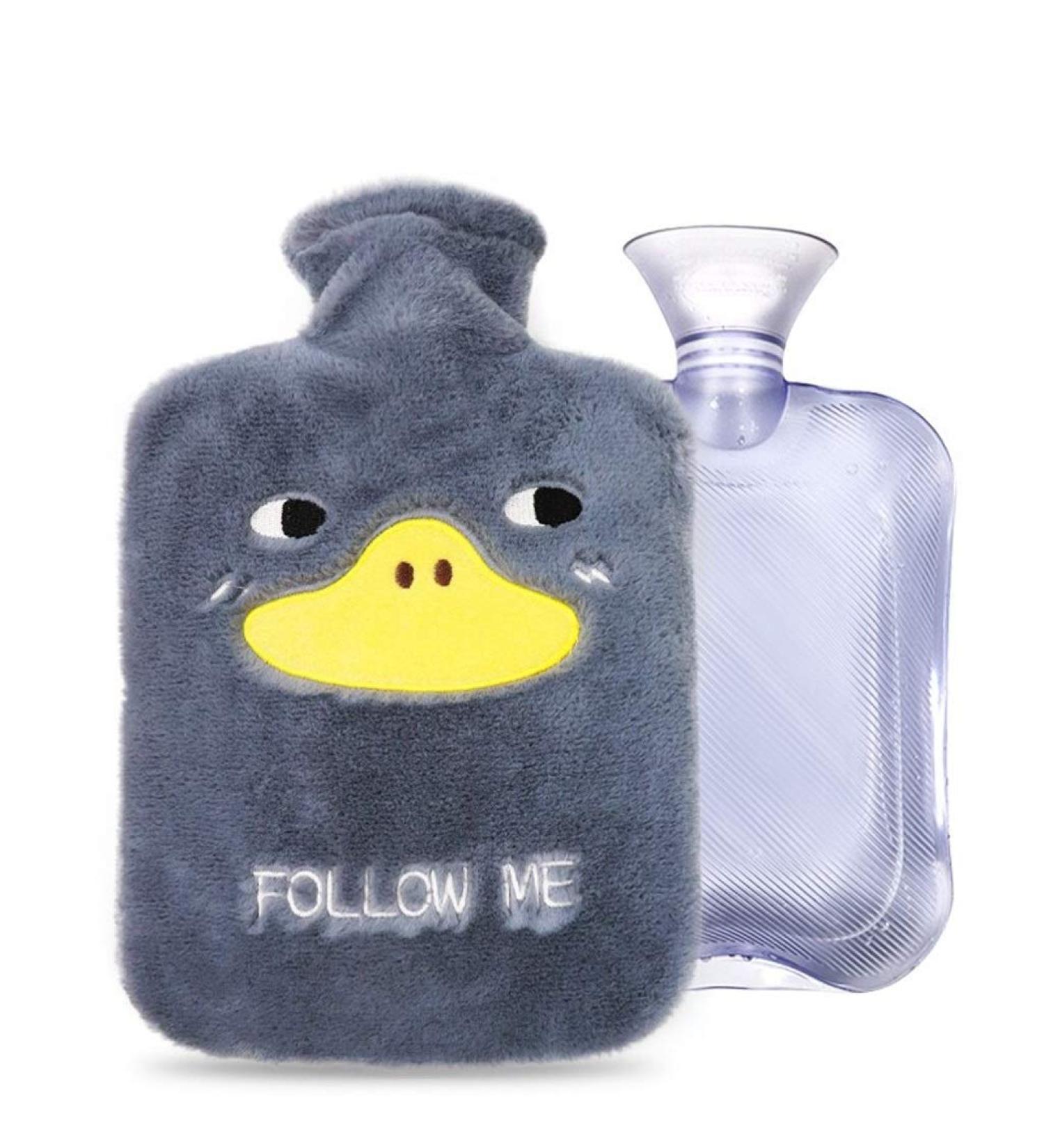 MAIES Transparent Classic Hot Water Bottle | Premium Heat Bottle for Pain Relief & Therapy - Buy Online on GoSupps.com