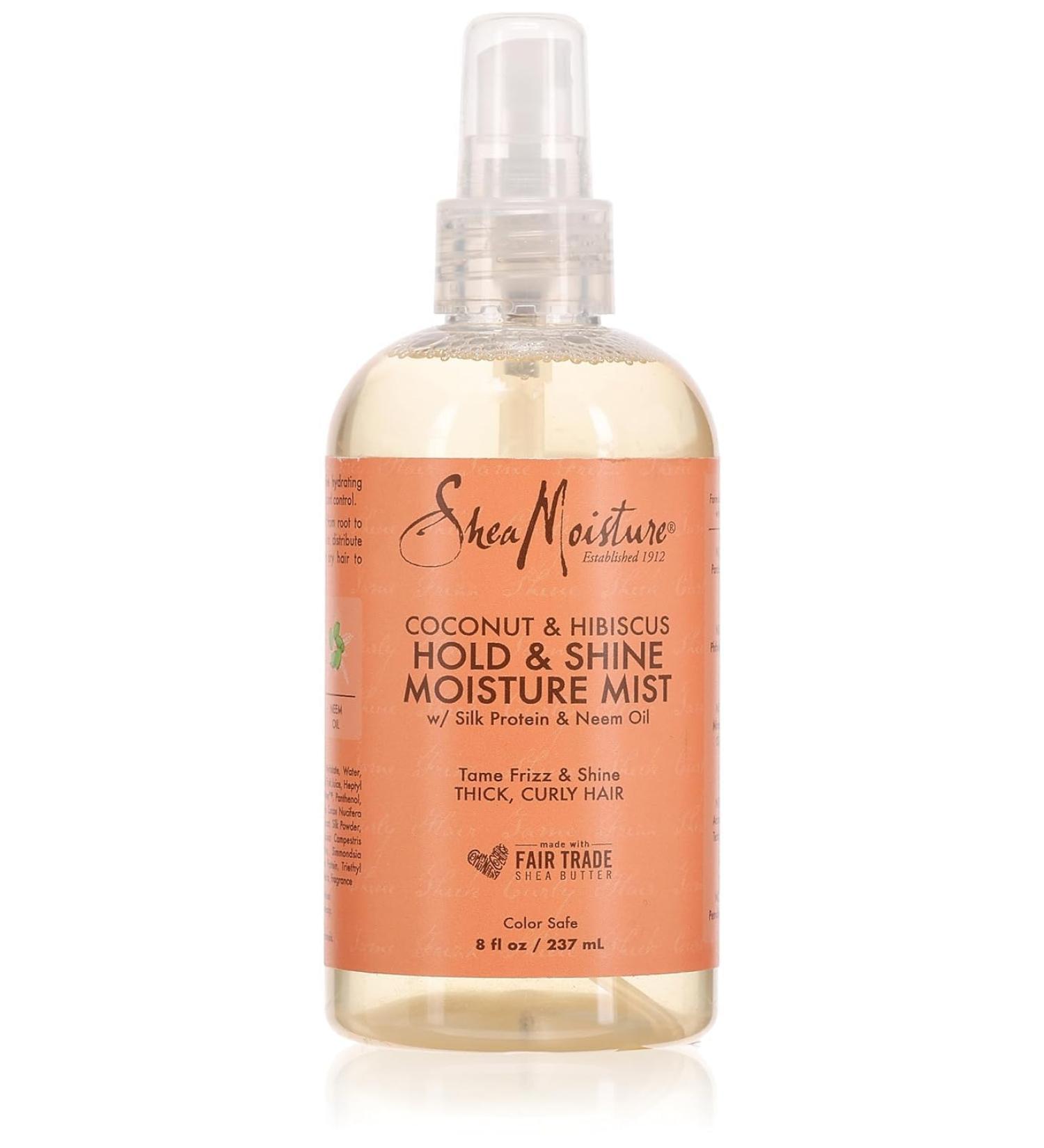 Shea Moisture Coconut & Hibiscus Hold & Shine Moisture Mist 8 Ounce - Buy Online on GoSupps.com