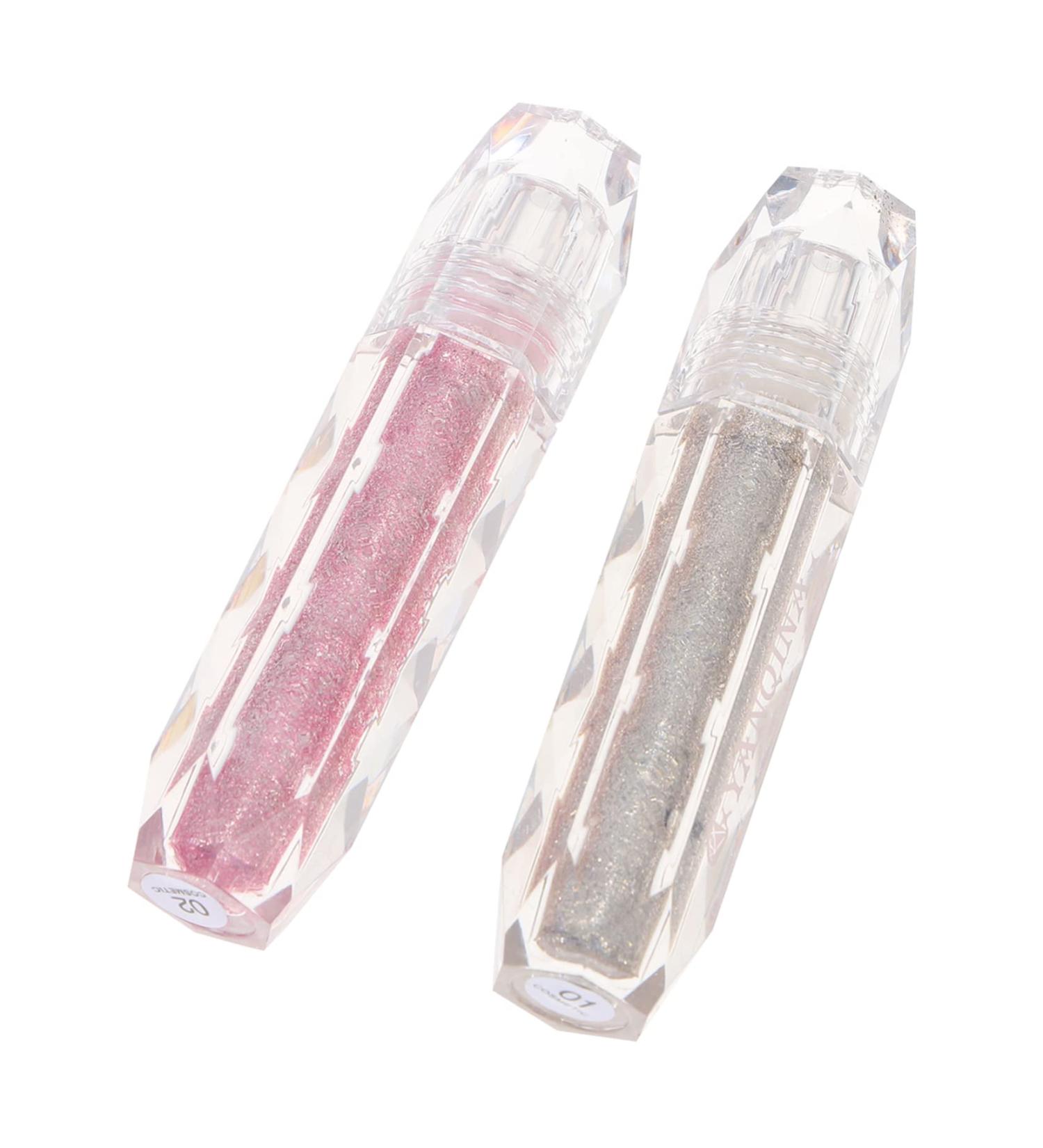 BIUDECO 2pcs Eyeshadow Liquid Eye Shadow Eye Makeup Make up Shampoo+shield Cosmetics Plastic - Buy Online on GoSupps.com