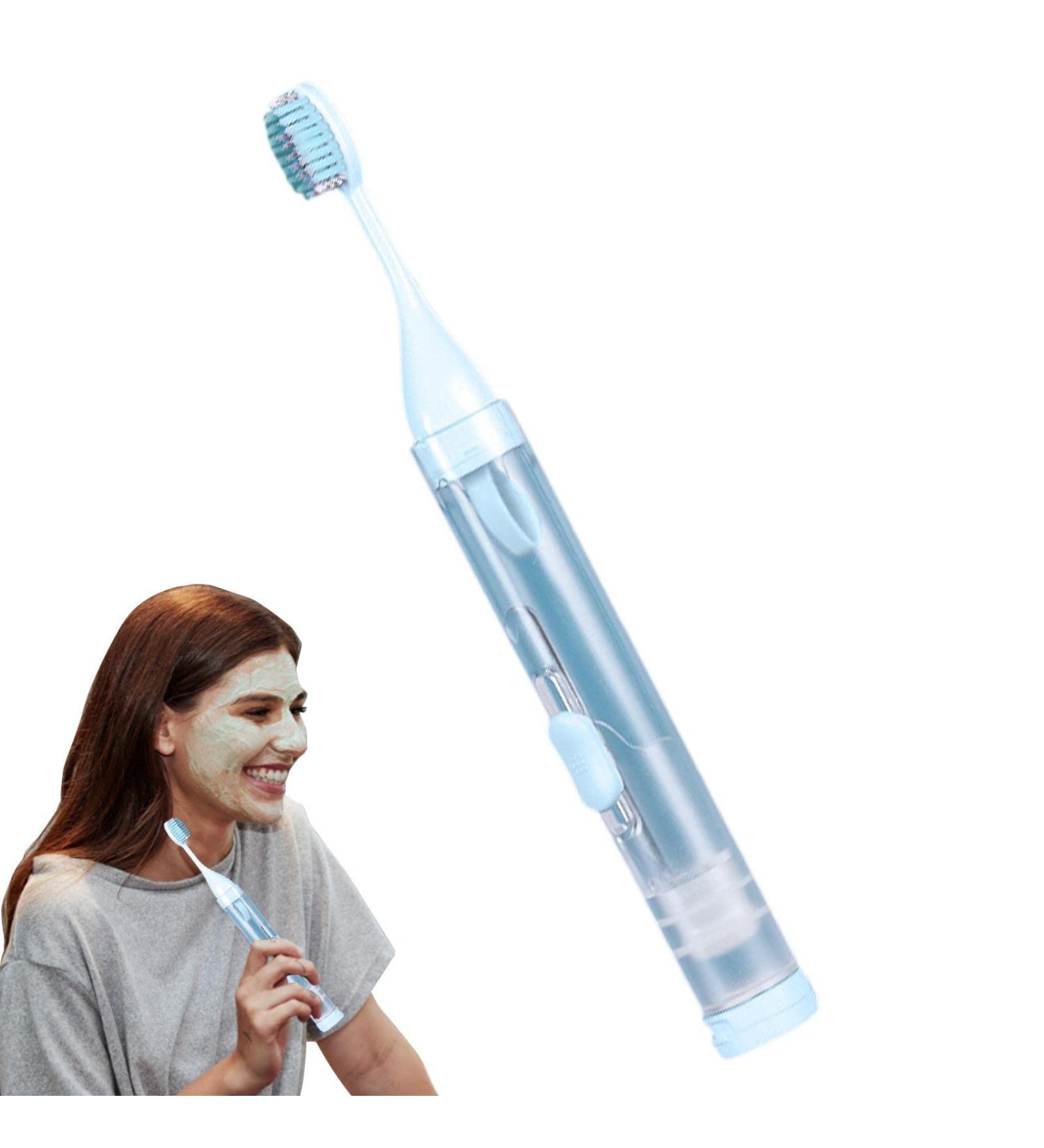 VISIBLURRY Travel Toothbrush Set - Foldable & Comfortable Tooth Cleaning Solution | Perfect for Excursions Camping & Business Trips - Buy Online on GoSupps.com