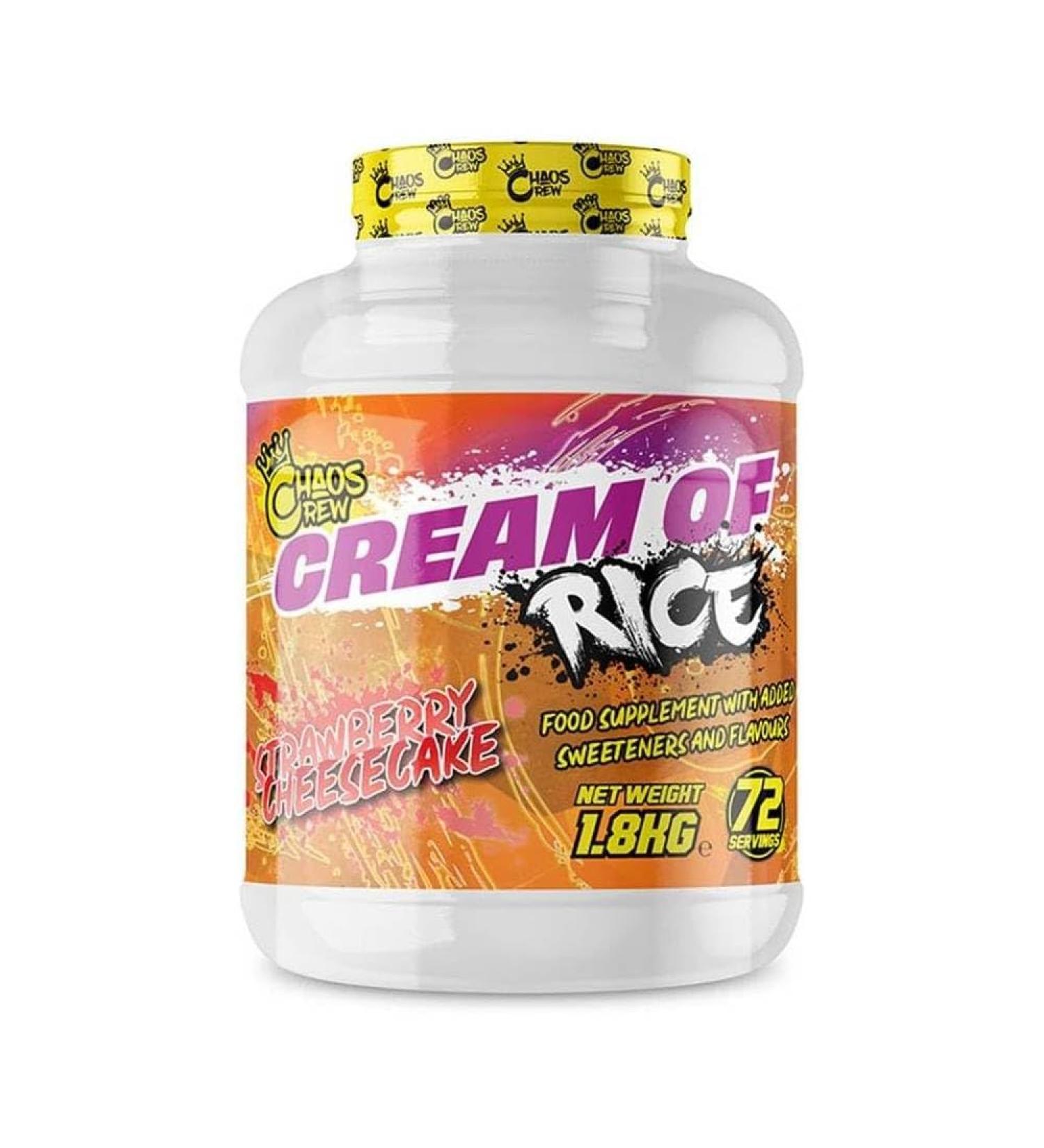 Chaos Crew Cream of Rice Strawberry Cheesecake 1.8kg - Buy Online on GoSupps.com
