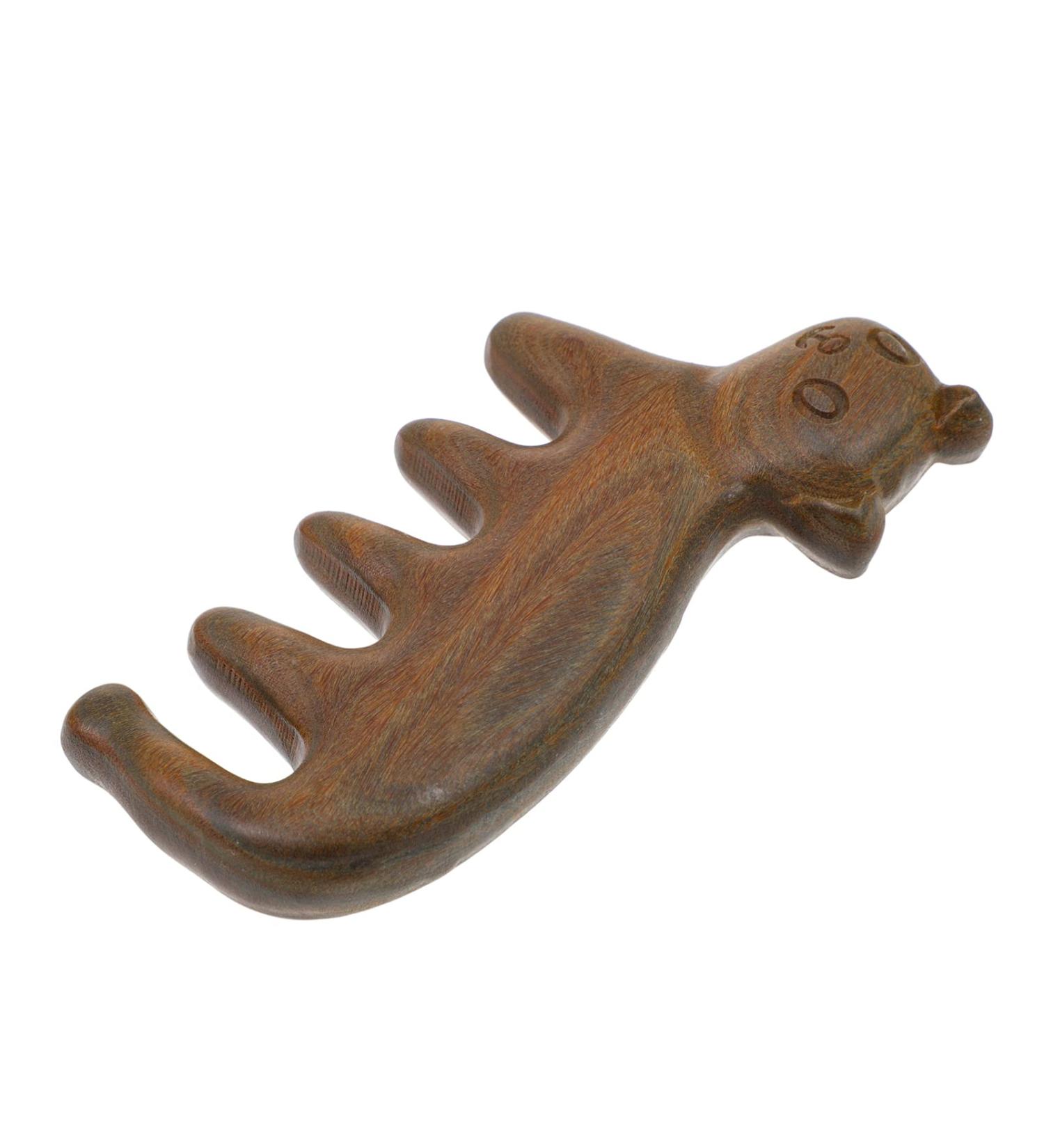 Minkissy Sandalwood Hair Comb Set - 3-Piece Scalp Massager & Facial Tools | International Shipping Available - Buy Online on GoSupps.com