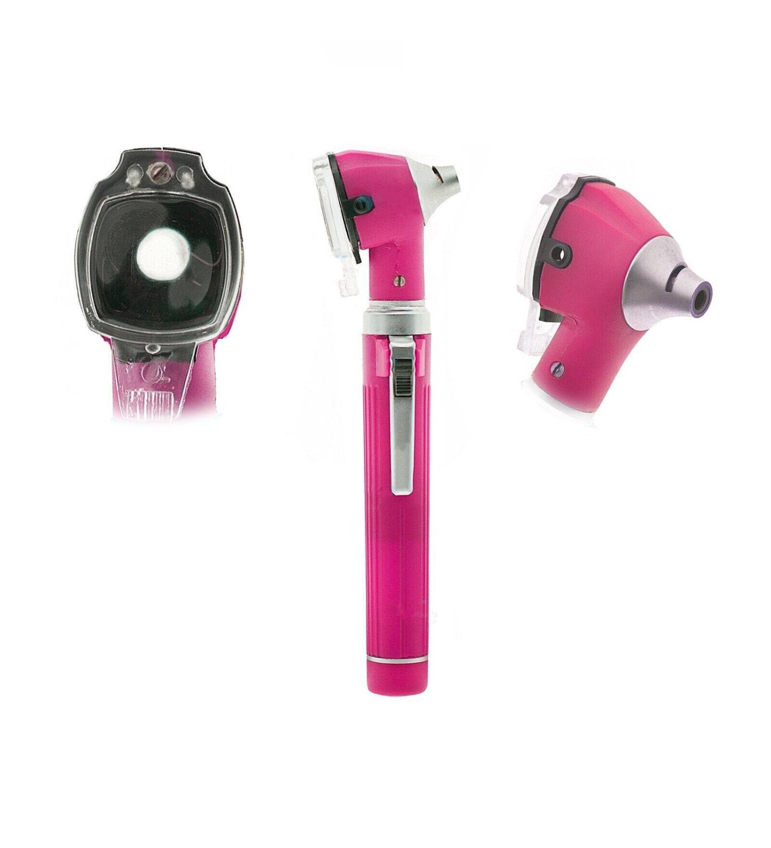 SliteTech Mini Otoscope Set - Luminated Ear Fearing Tool for Healthy Ears - ENT Instrument for Doctors Nurses Adults & Kids (Pink) - Buy Online on GoSupps.com