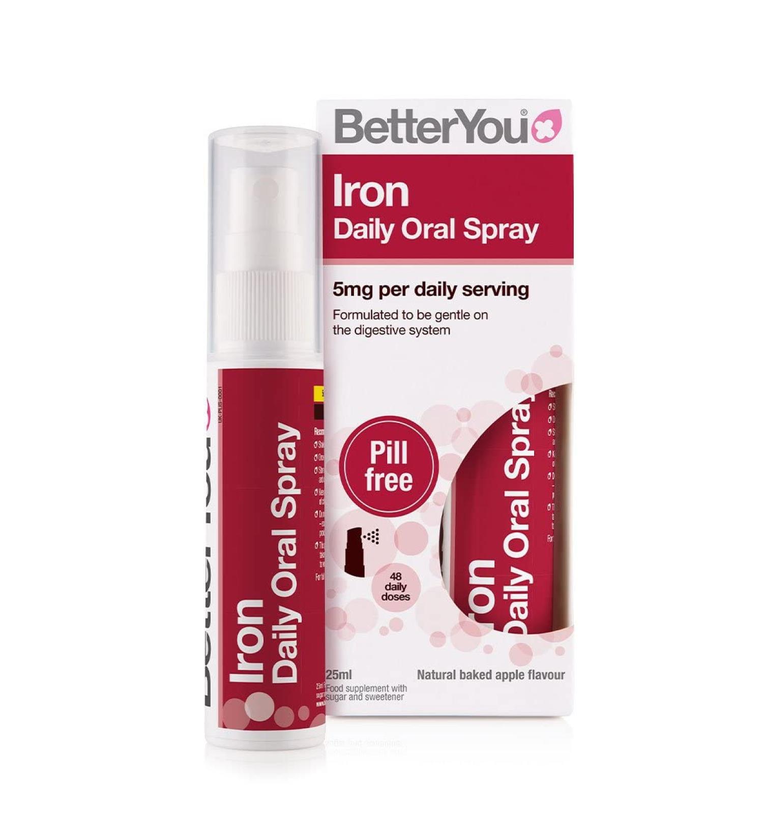 2 x BetterYou Iron Daily Oral Spray 25ml - Buy Online on GoSupps.com
