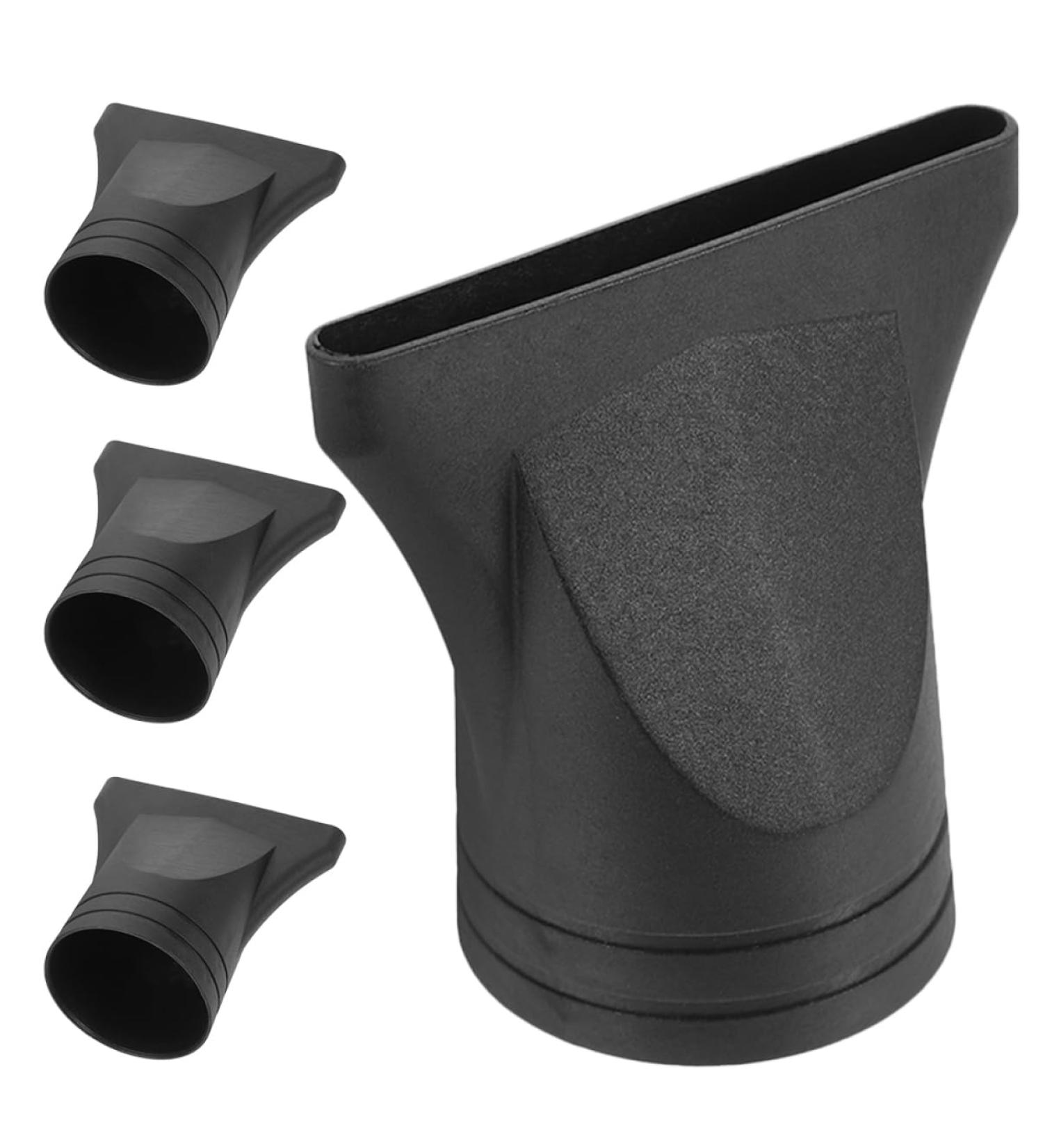 Mikinona 4pcs Hair Dryer Accessories Hair Dryer Replacement Parts Hair Dryer Nozzle Dryer Parts Black Plastic - Buy Online on GoSupps.com