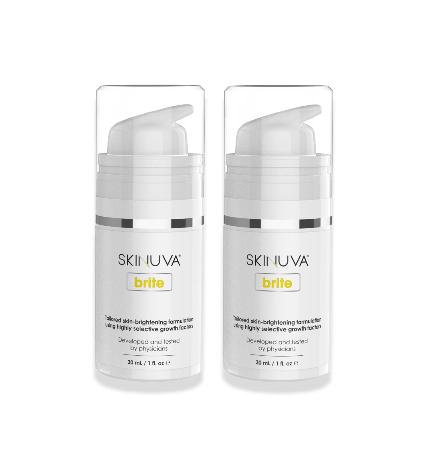 Skinuva Brite Dark Spot Treatment - Brightening Cream & Age Spot Solution for All Skin Types - 30ml (2 Pack) | International Shipping - Buy Online on GoSupps.com