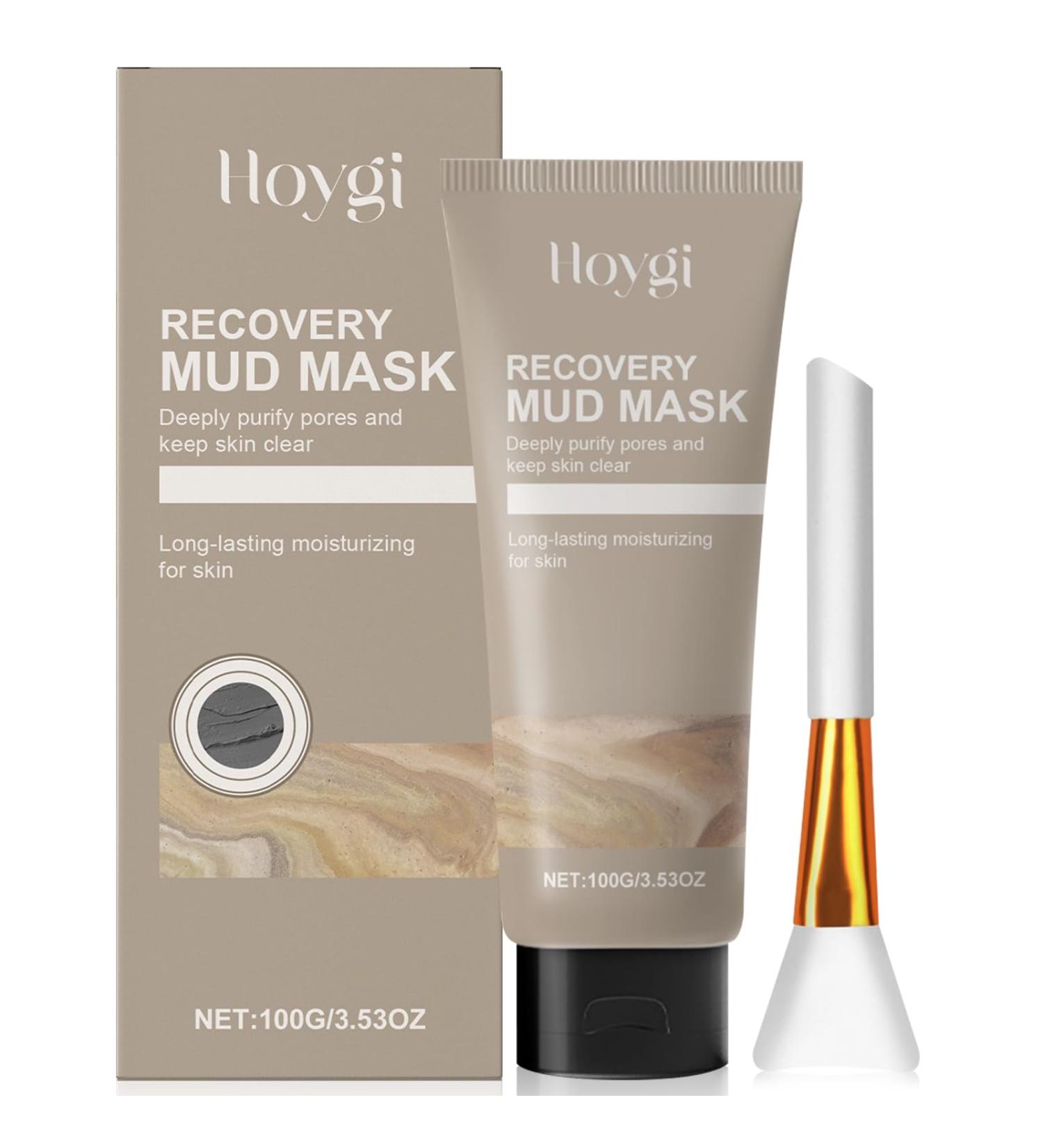 Henjunu Clay Mask Relief Mud Mask Deep Cleansing Lubricating Mask AntiPore & Acne Clay Mask Pore Cleansing Mask for dry and impure skin 100g - Buy Online on GoSupps.com