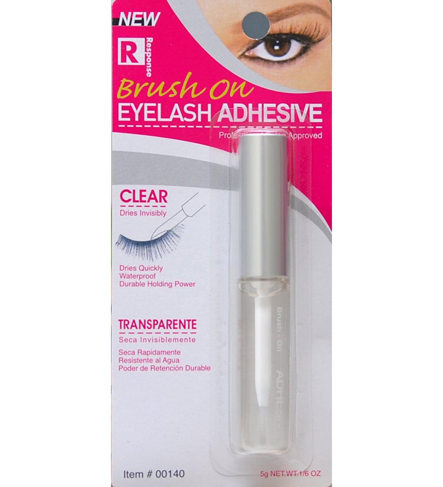Response Brush On - Eyelash Adhesive Clear (Professional Salon Approved)