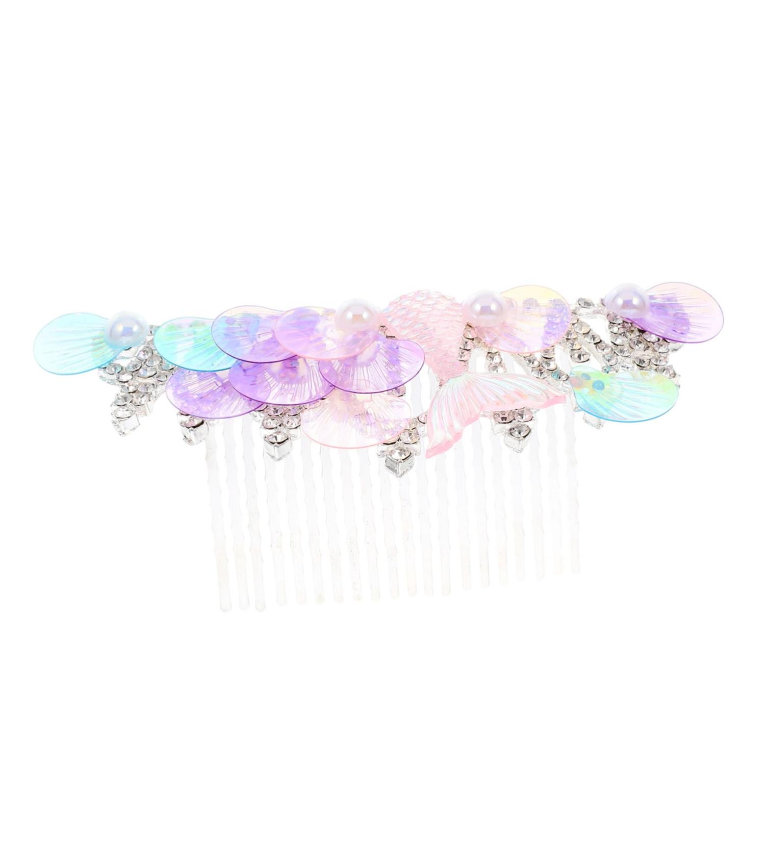 DRESSOOS Rhinestone Tuck Comb Girls Crown Hair Comb Girl Hair Comb Clip Headpieces for Girls Hair Comb Clip for Girl Women Hair Comb Hair Pin Wigs Tiara Metal Women's Rhinestones Issue Card - Buy Online on GoSupps.com