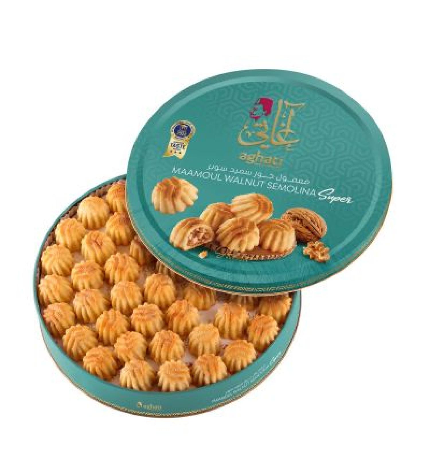 Aghati Sweets Walnuts Mamoul By Hand 1Kg