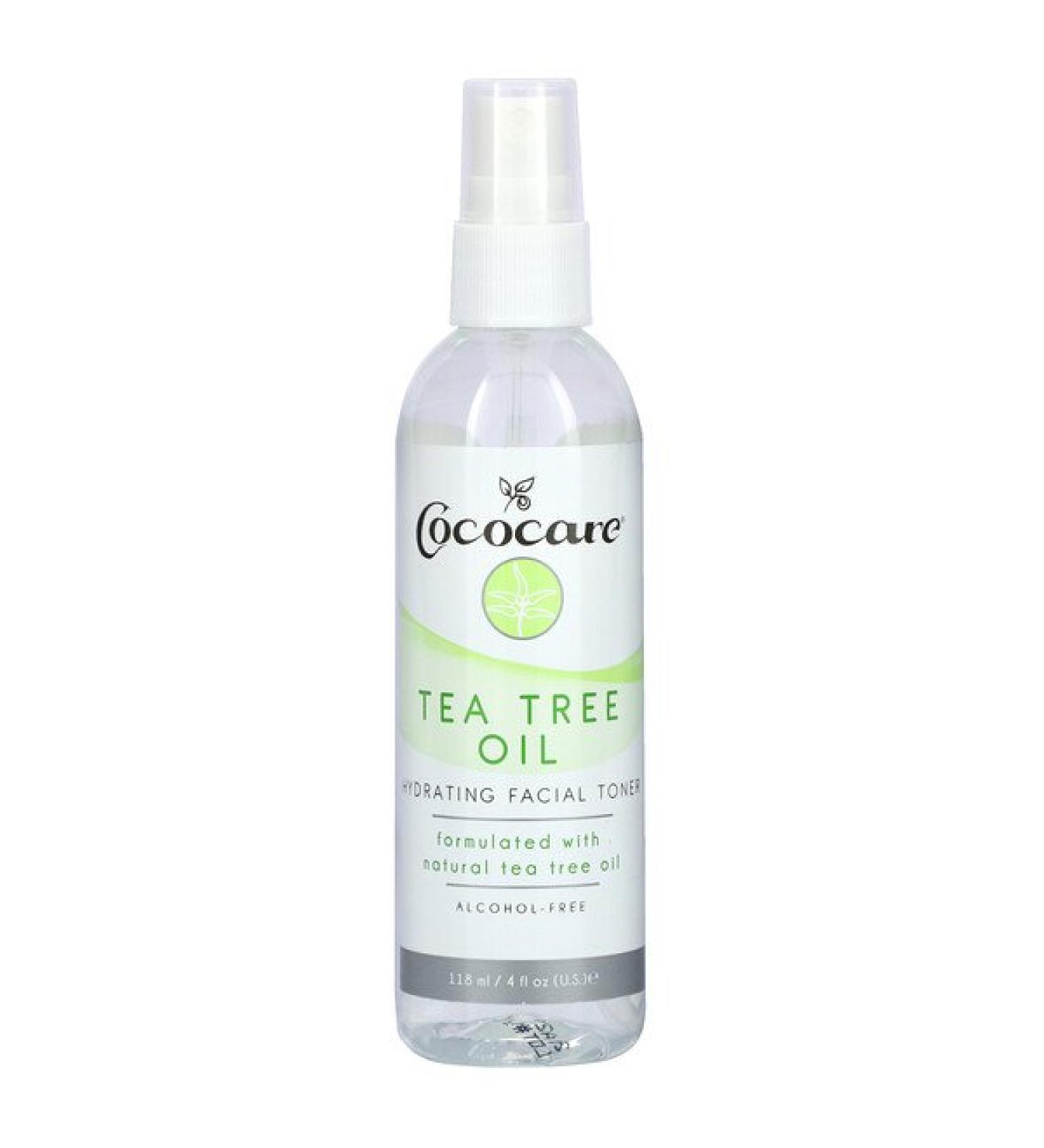 Cococare Hydrating Facial Toner Alcohol-Free Tea Tree Oil 4 fl oz (118 ml)