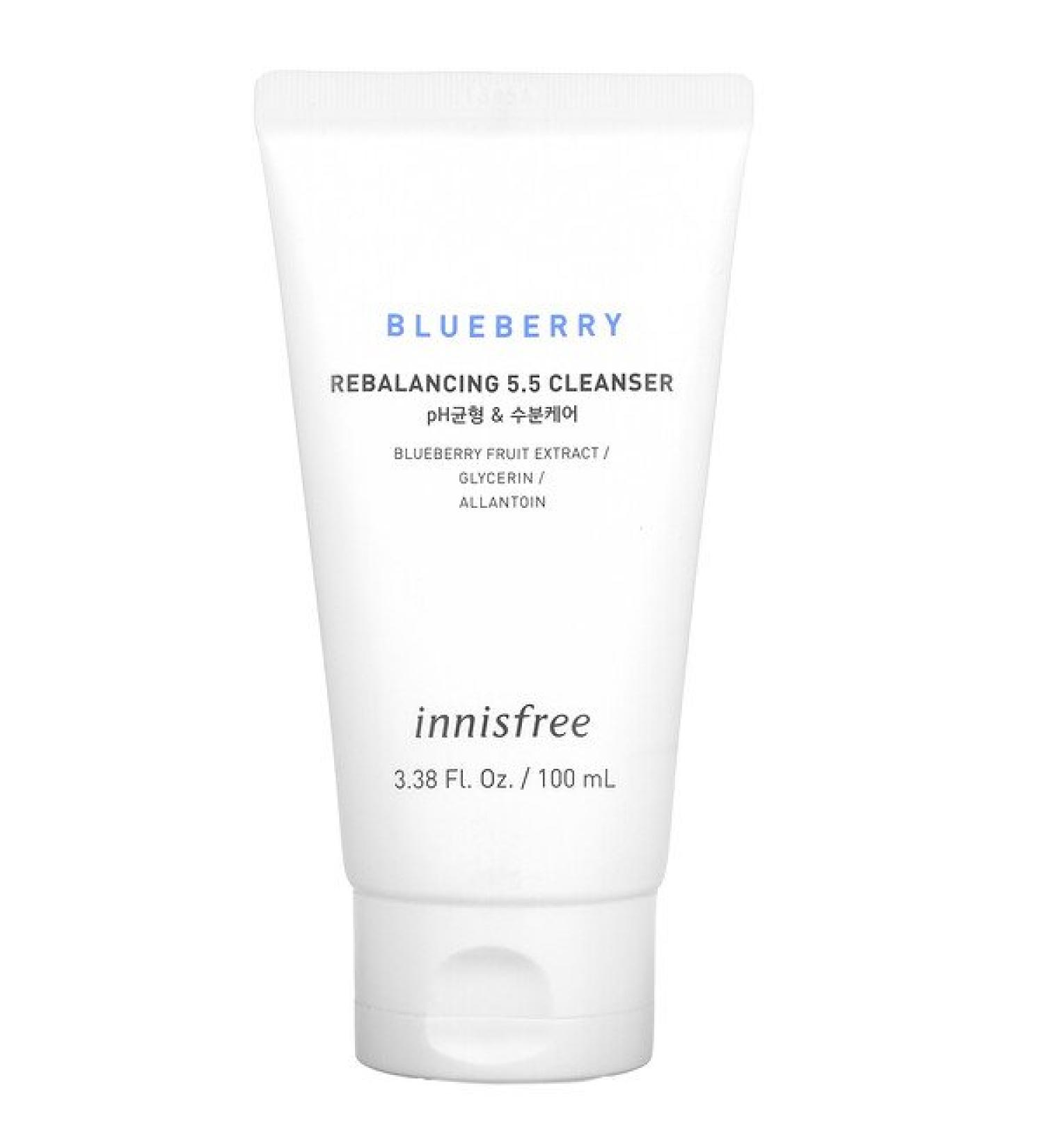 Innisfree Rebalancing 5.5 Cleanser Blueberry 3.38 fl oz (100 ml)