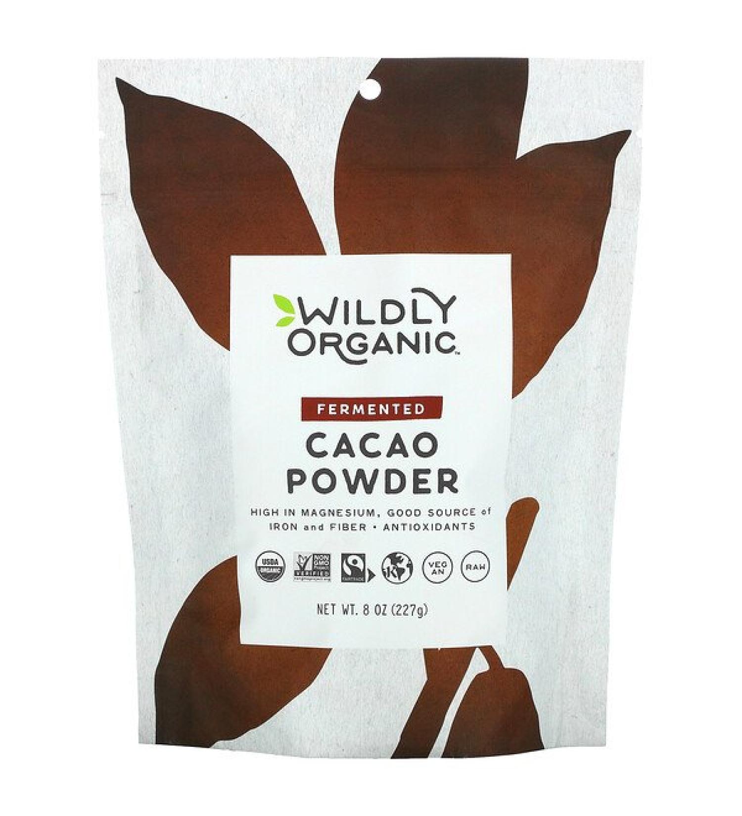Wildly Organic Fermented Cacao Powder 8 oz (227 g)