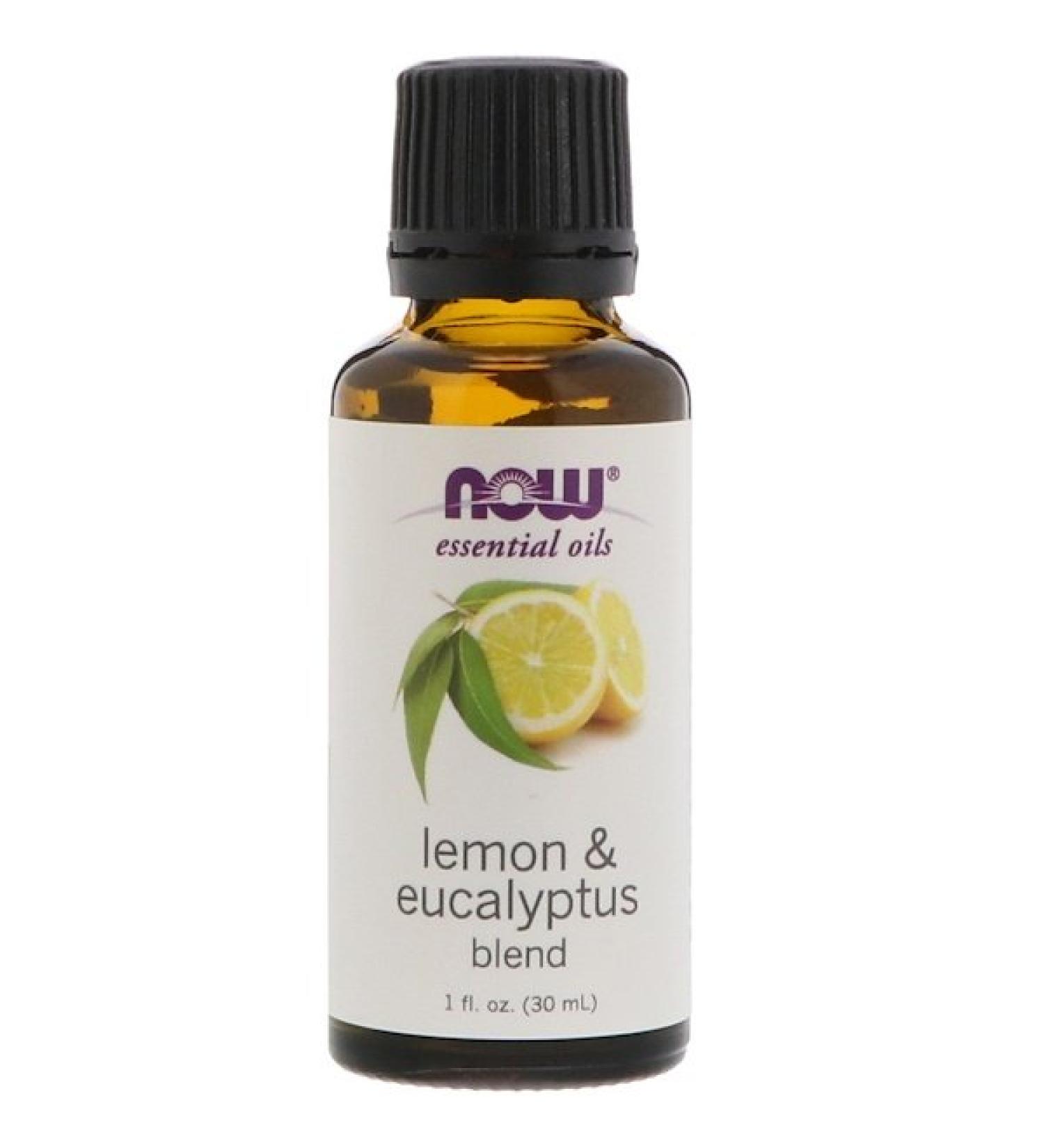 Now Foods Essential Oils Lemon & Eucalyptus Blend 1 fl oz (30 ml)